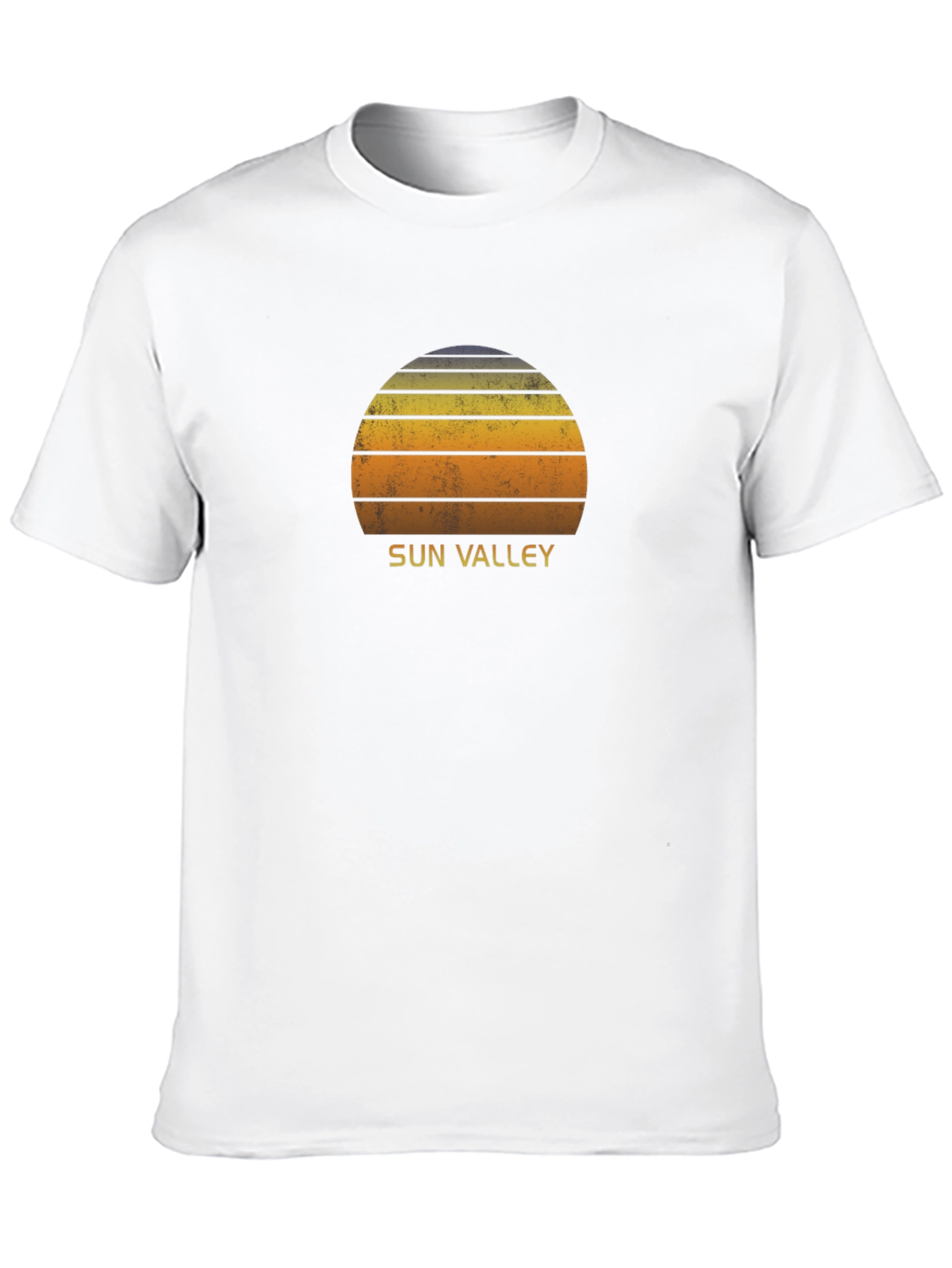 Sun Valley Retro Sunset Graphic T-Shirt