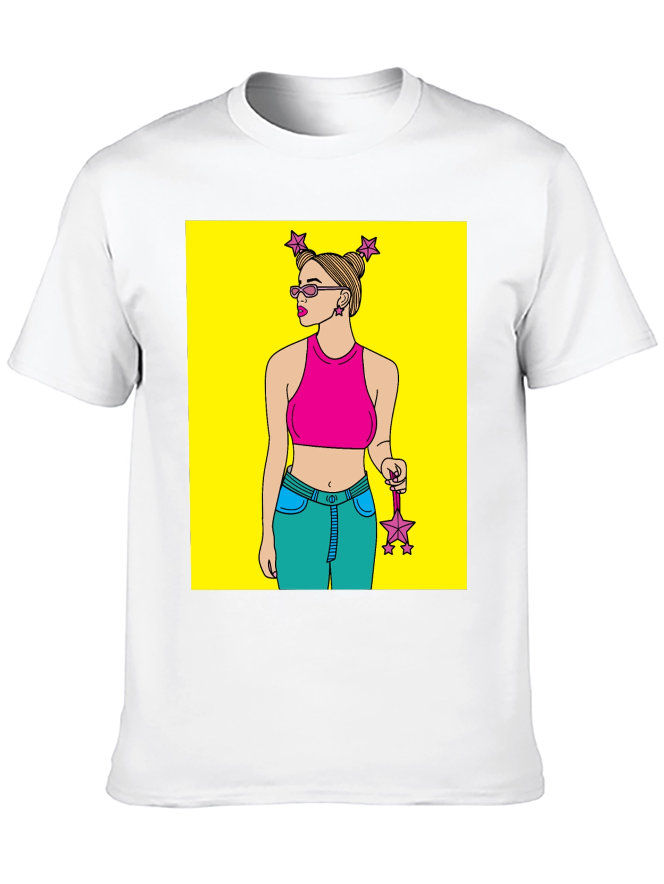 Cartoon Girl Graphic Tee