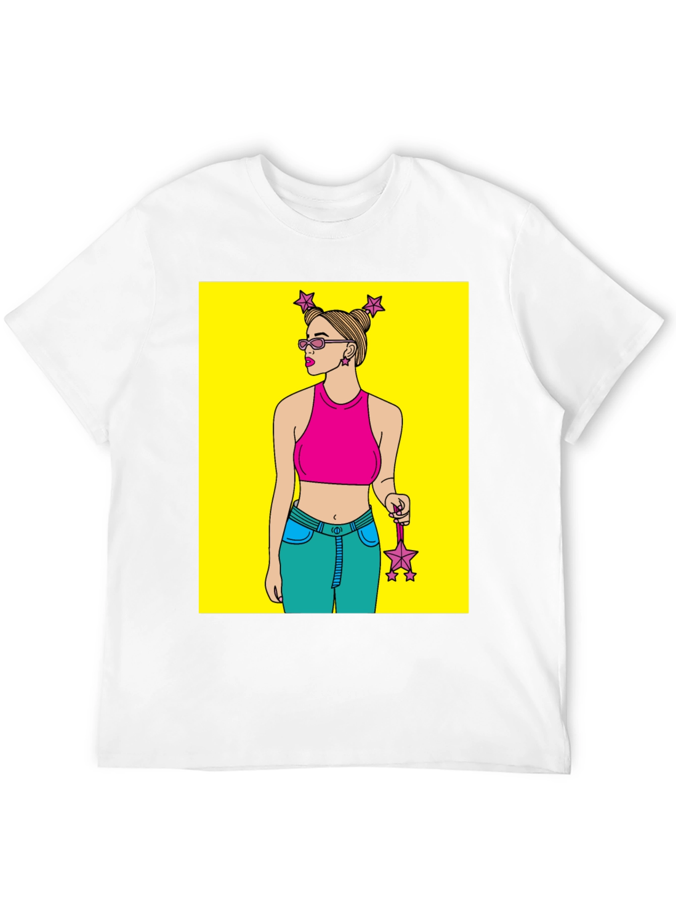 Cartoon Girl Graphic Tee