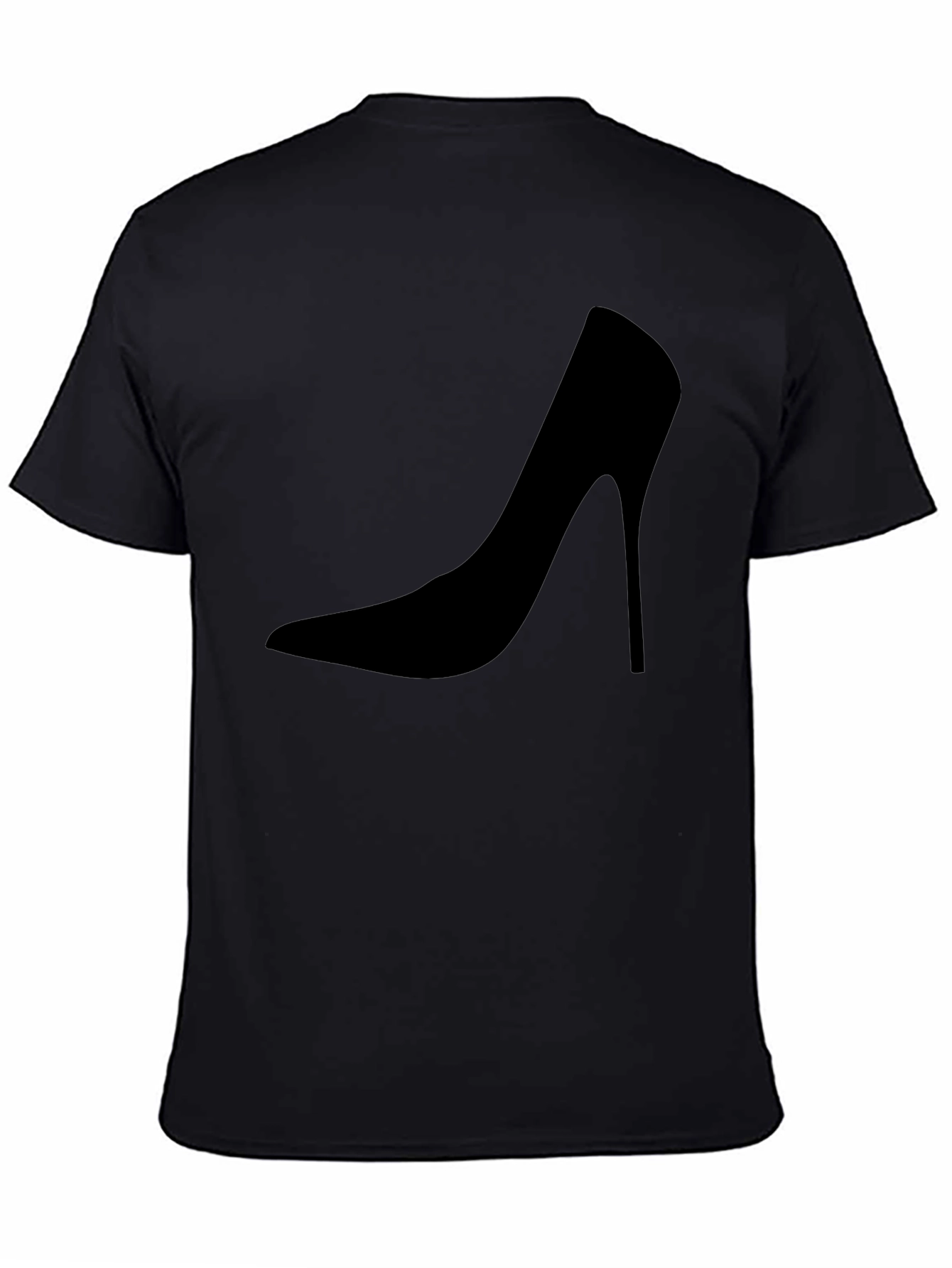 Sleek High Heel Graphic Tee - Modern Style