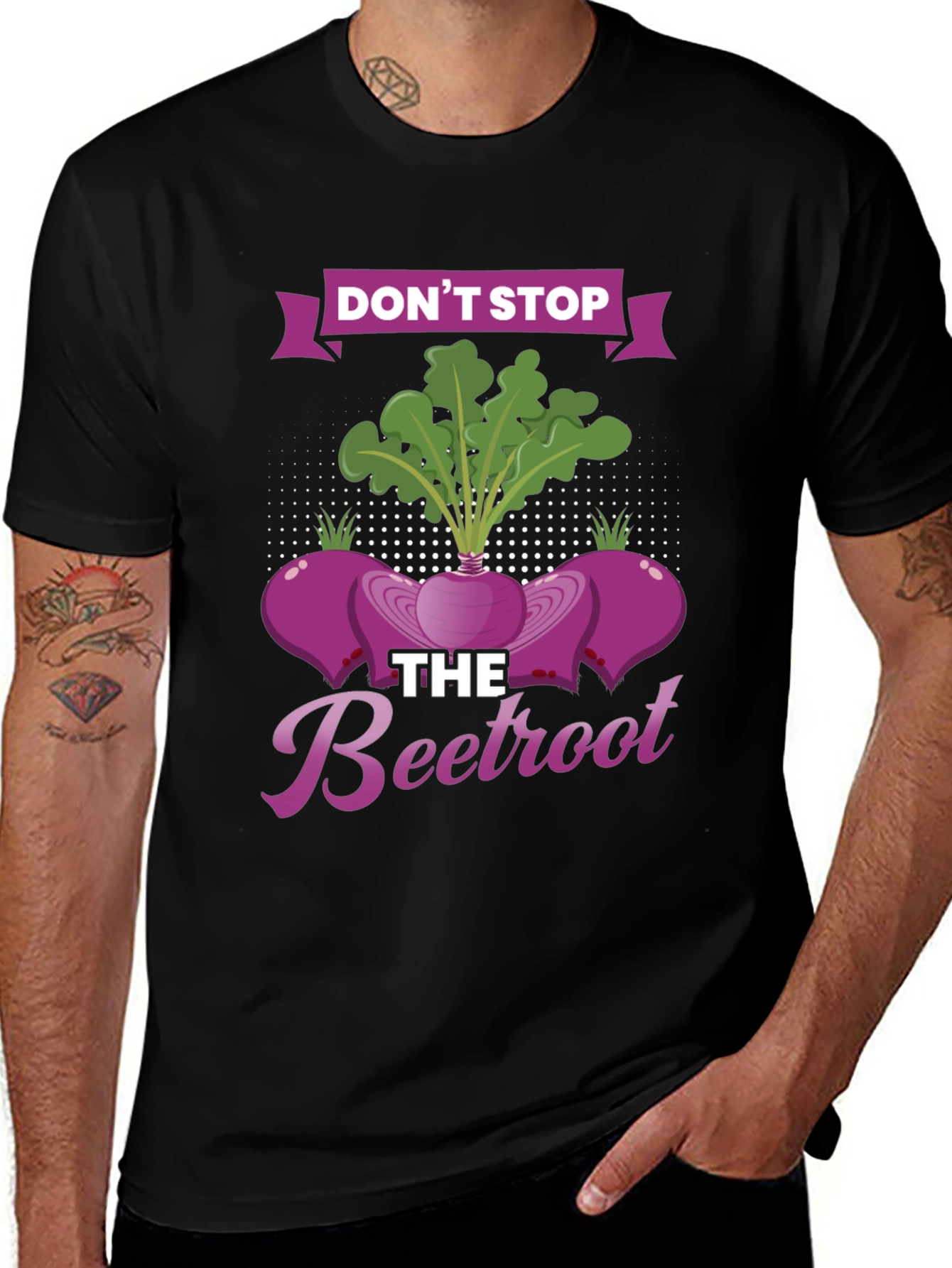 Dont Stop the Beetroot Graphic T-Shirt