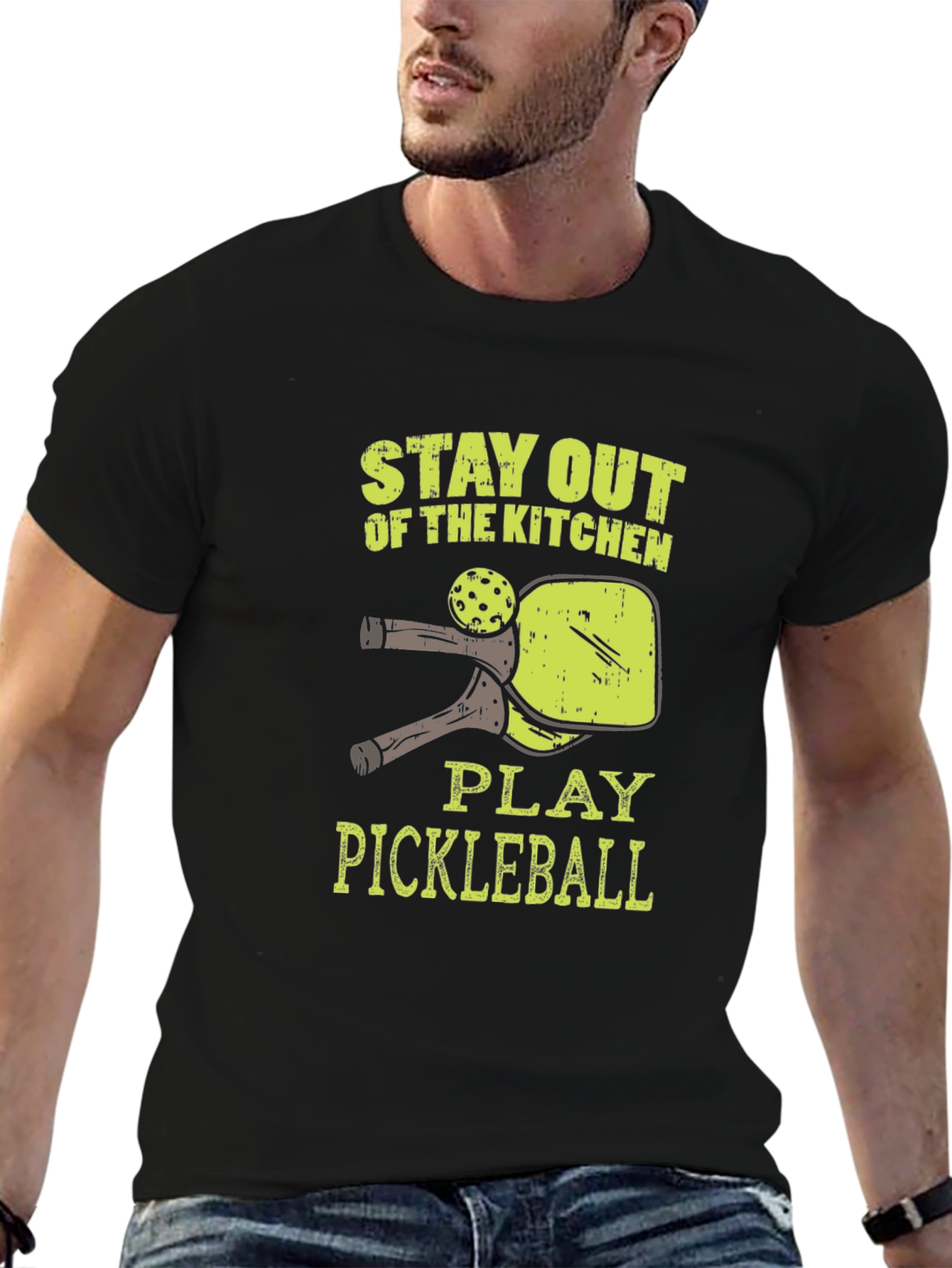 Pickleball T-Shirt - Stay Out of the Kitchen Tee