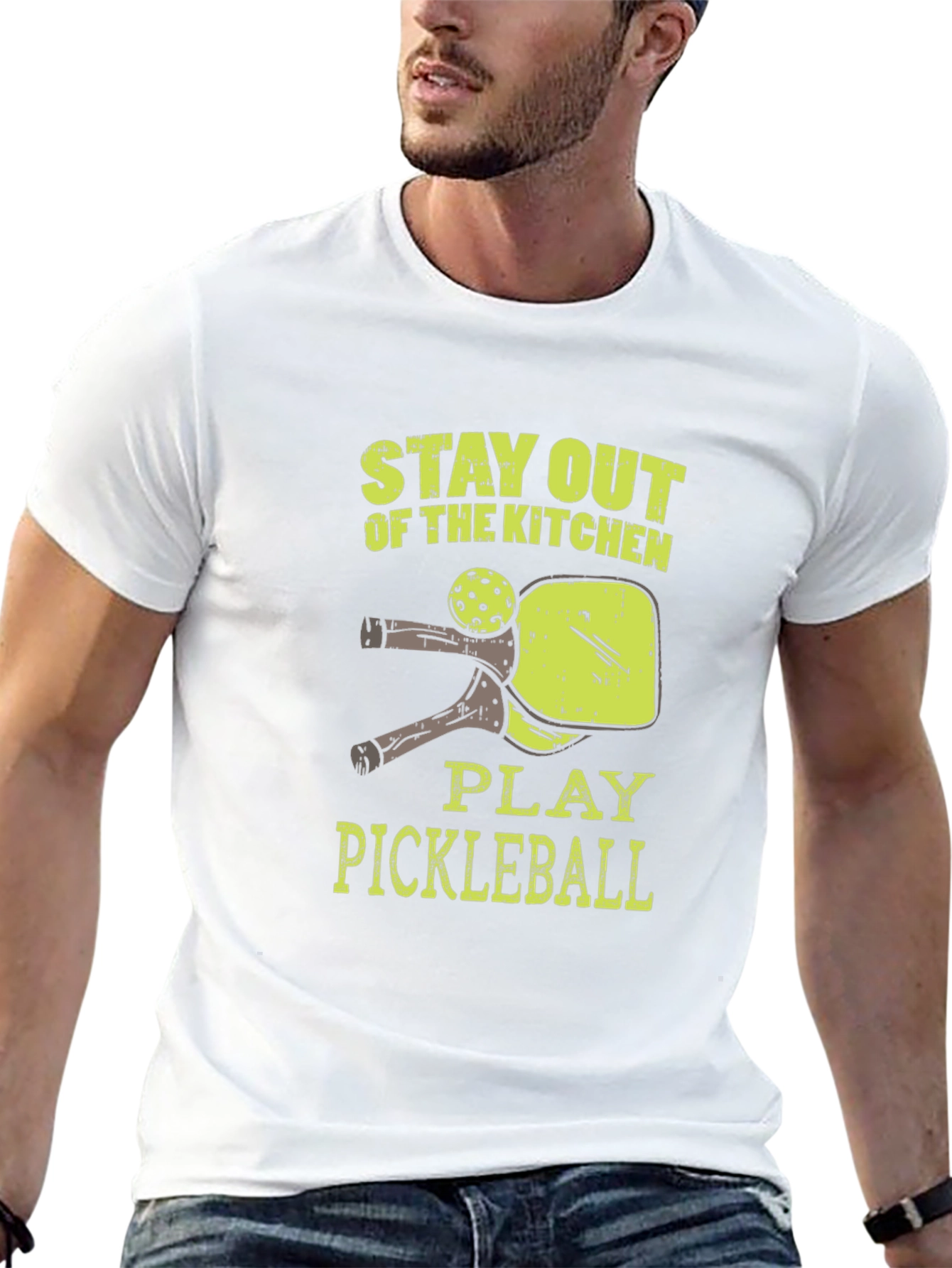 Pickleball T-Shirt - Stay Out of the Kitchen Tee
