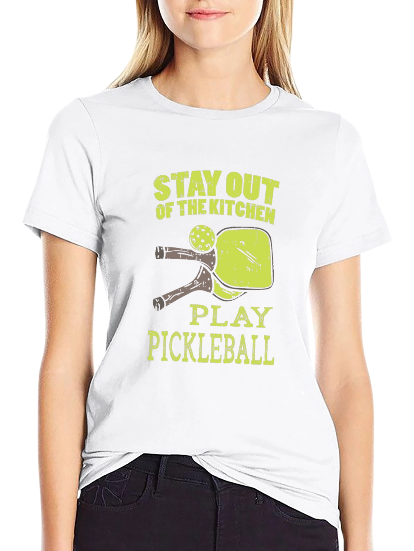 Pickleball T-Shirt - Stay Out of the Kitchen Tee