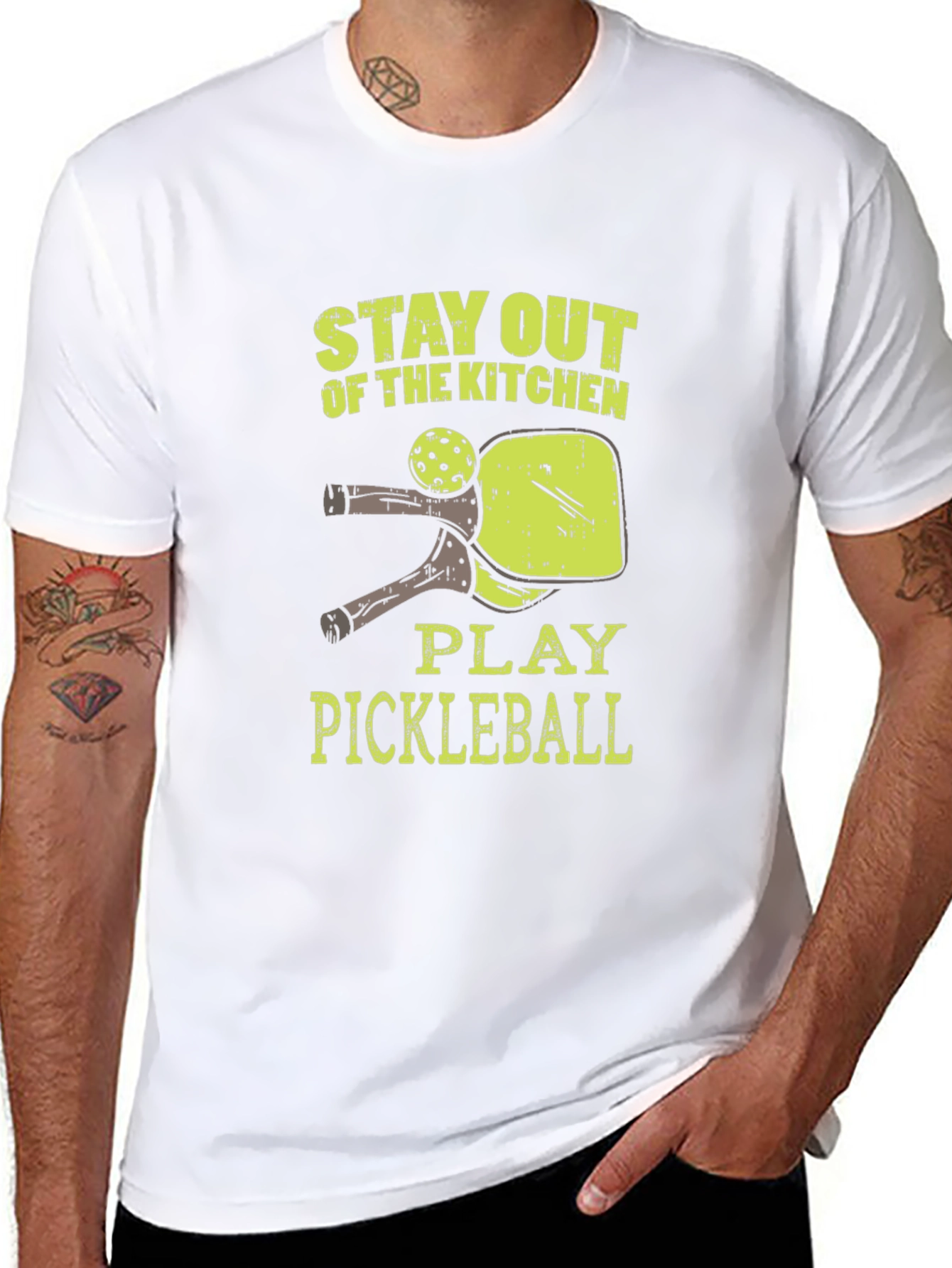 Pickleball T-Shirt - Stay Out of the Kitchen Tee
