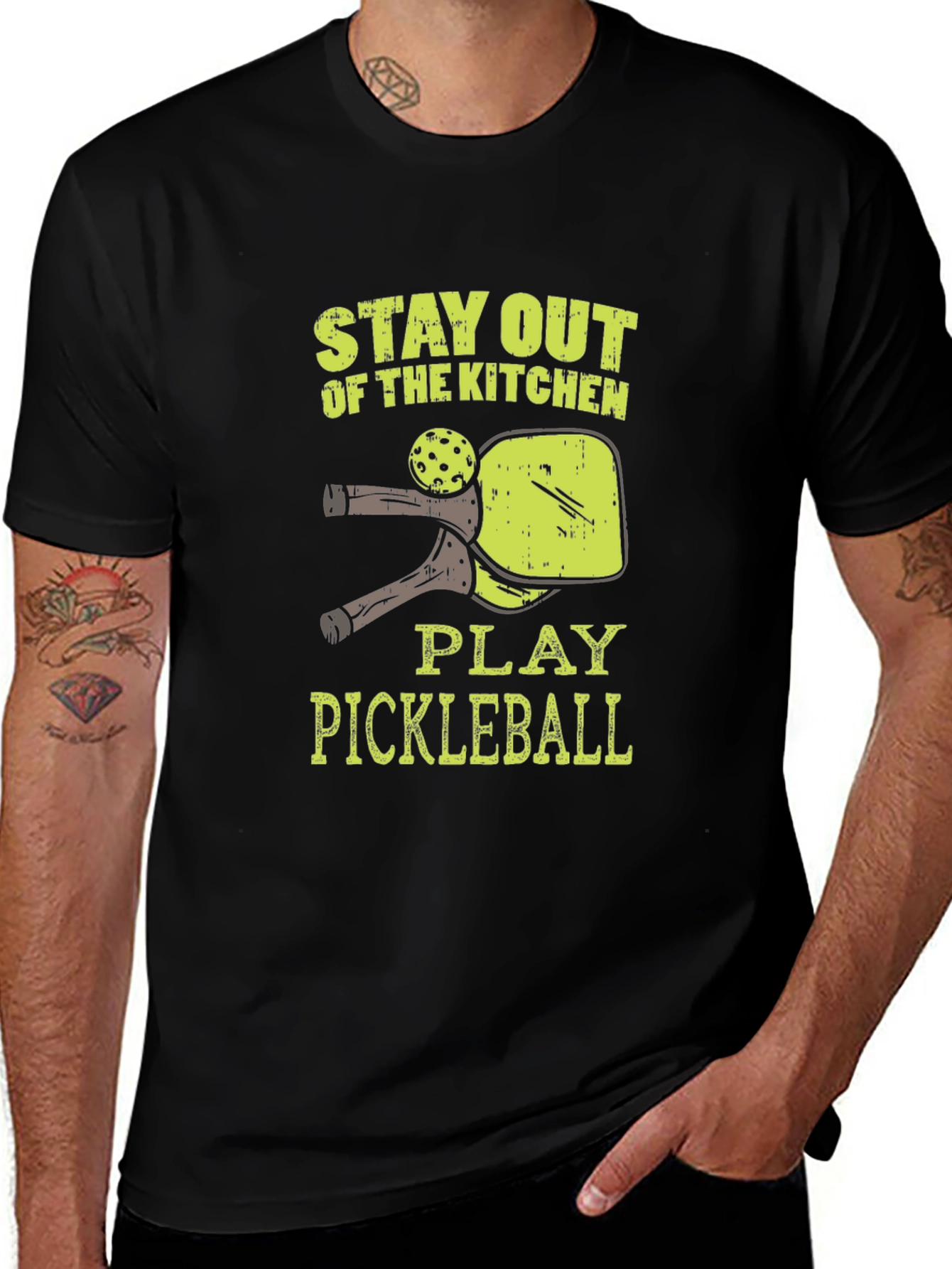 Pickleball T-Shirt - Stay Out of the Kitchen Tee