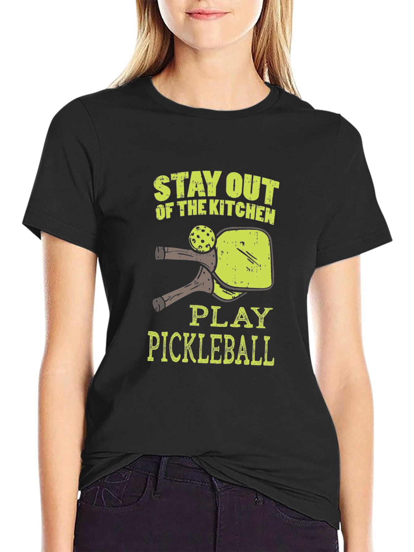 Pickleball T-Shirt - Stay Out of the Kitchen Tee
