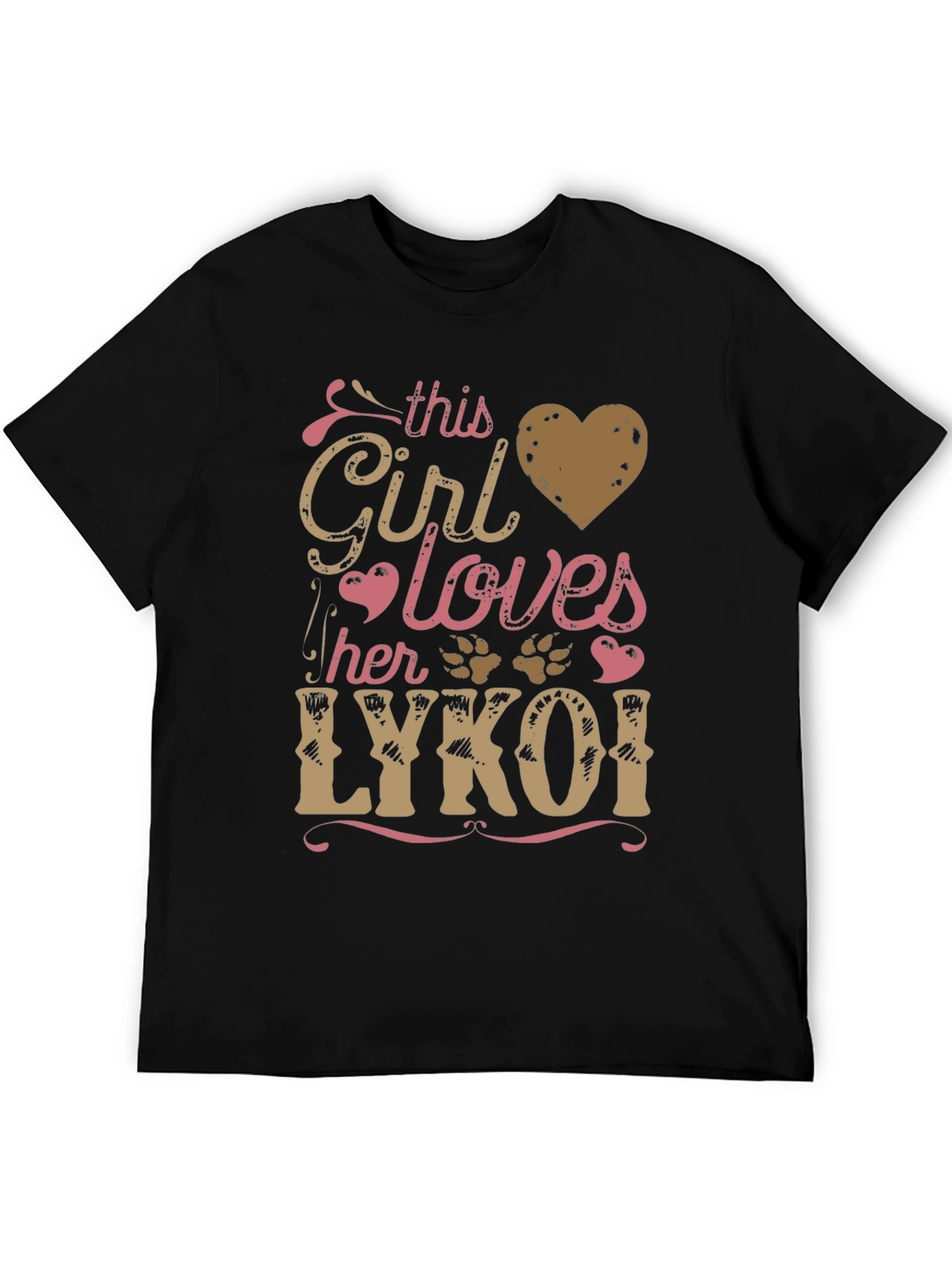 Girl Loves Lykoi Cat T-Shirt