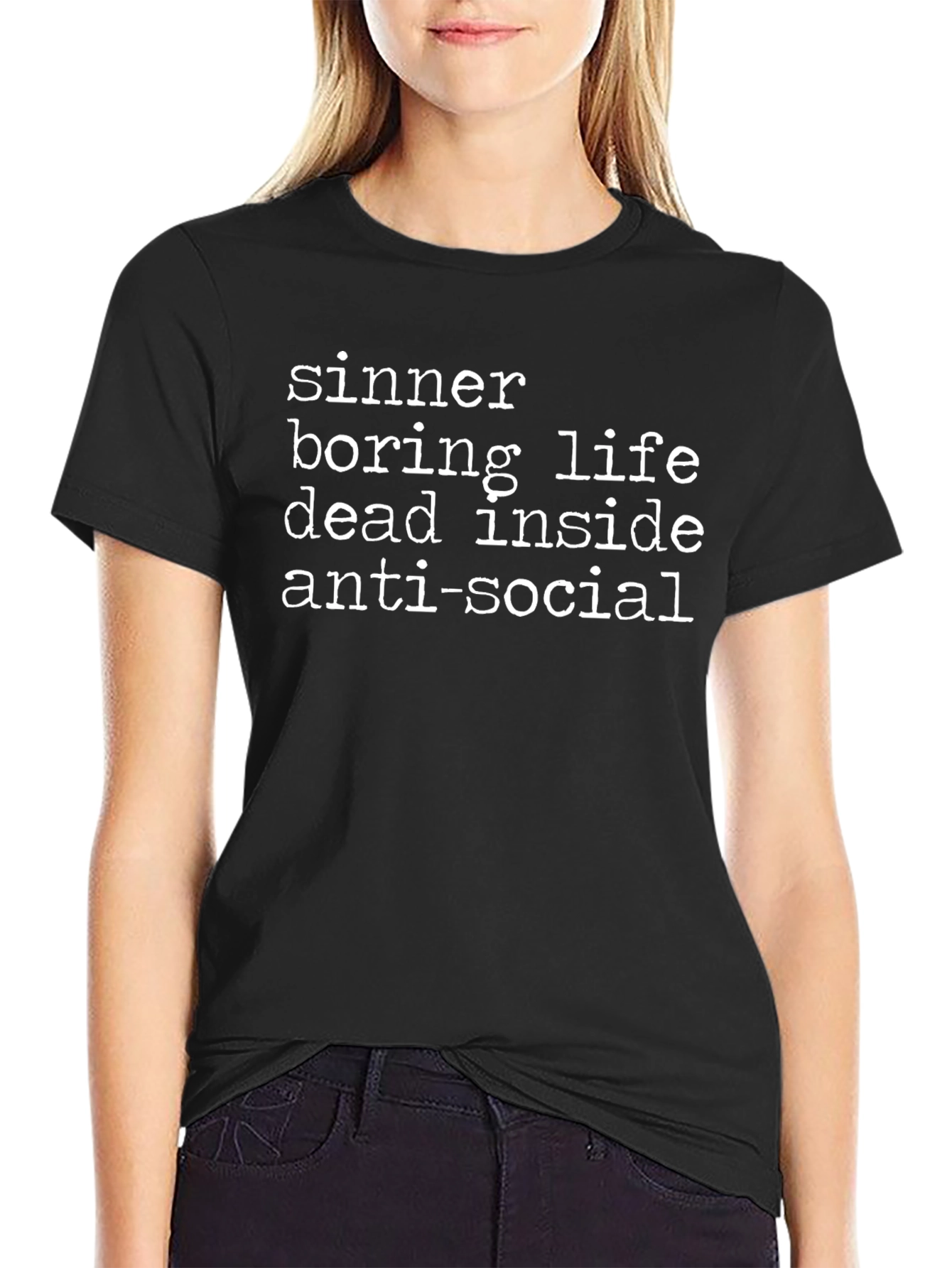 Sinner Boring Life T-Shirt