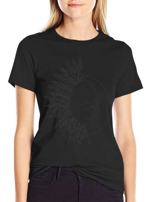 Sun and Moon Graphic T-Shirt