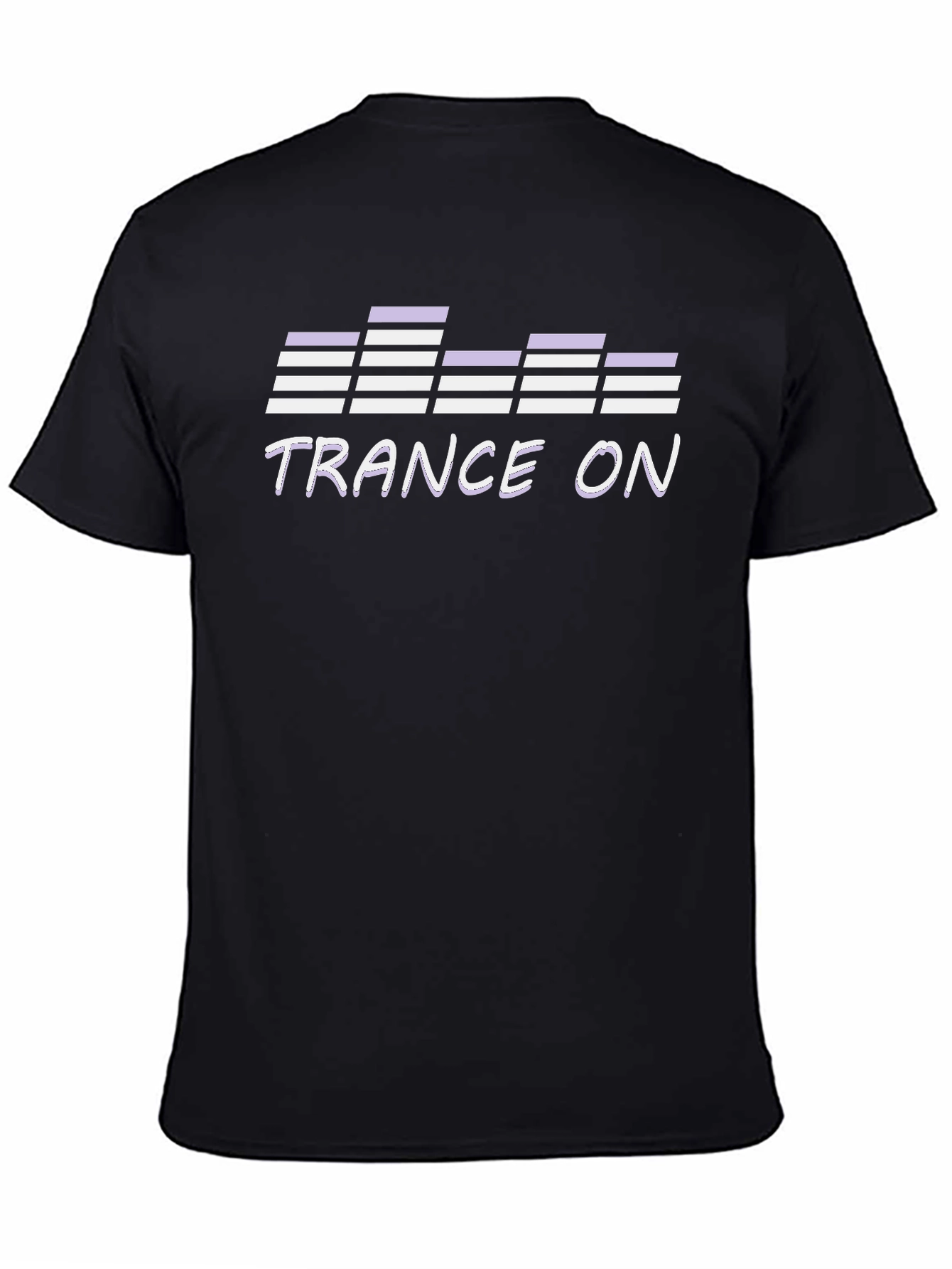 Trance On Graphic Tee - Black Music Lover T-Shirt