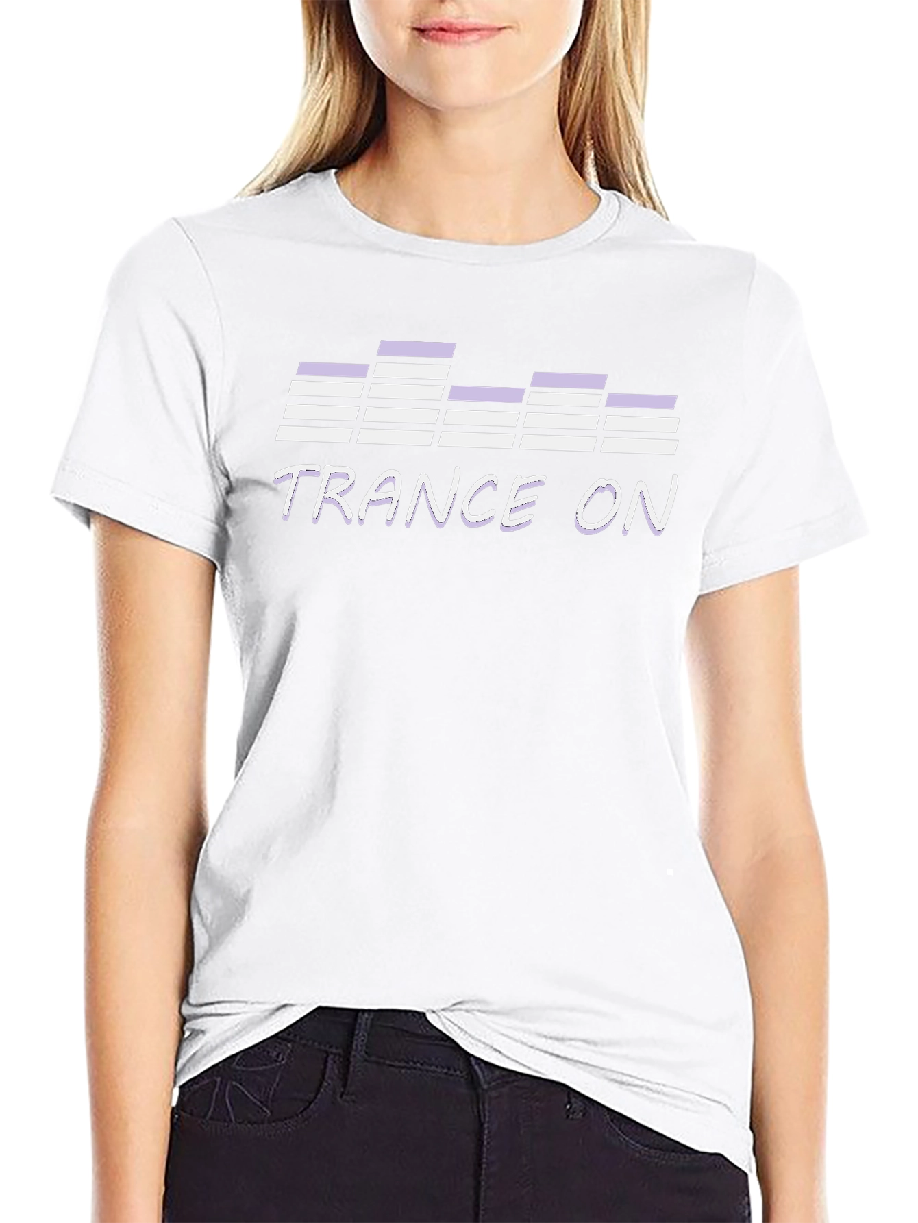 Trance On Graphic Tee - Black Music Lover T-Shirt