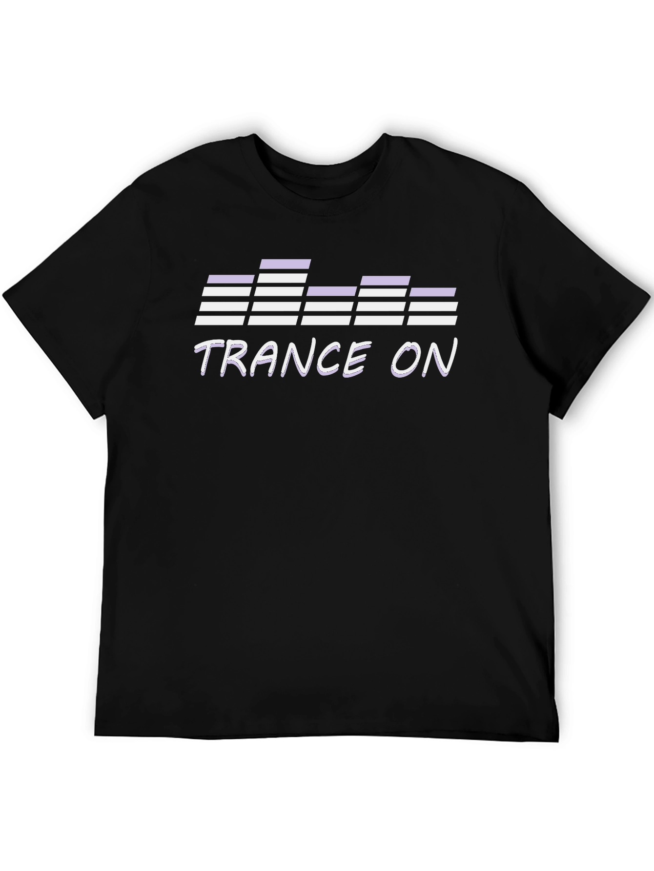 Trance On Graphic Tee - Black Music Lover T-Shirt