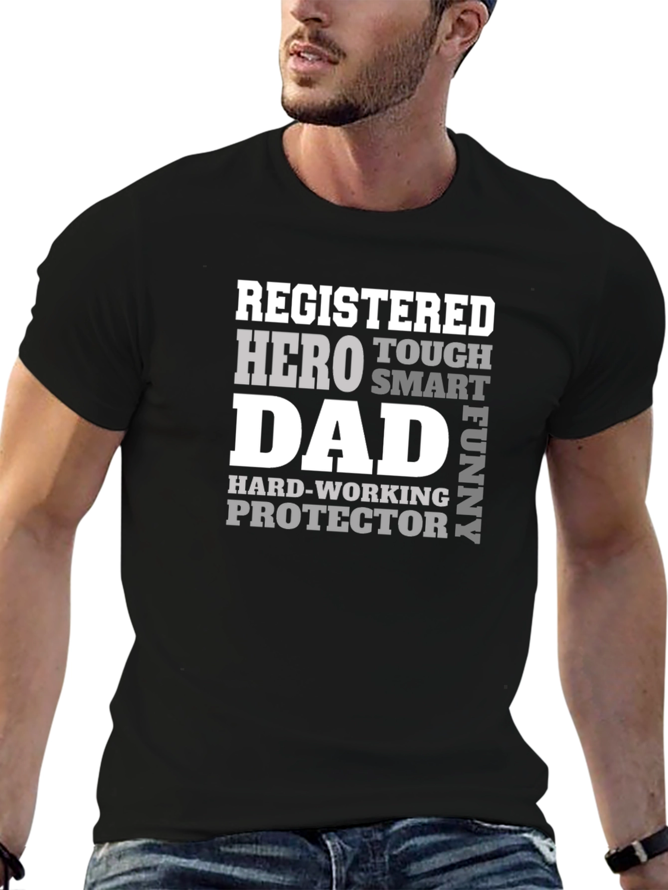 Registered Hero Dad T-Shirt | Fathers Day Gift