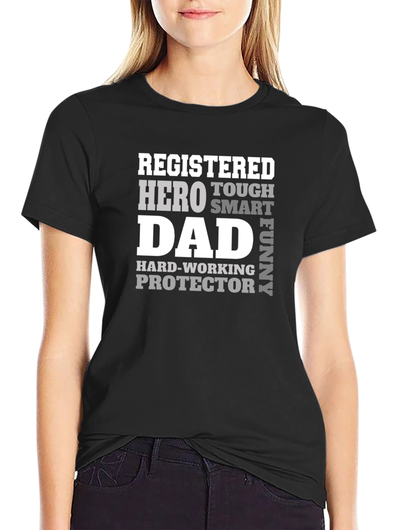 Registered Hero Dad T-Shirt | Fathers Day Gift