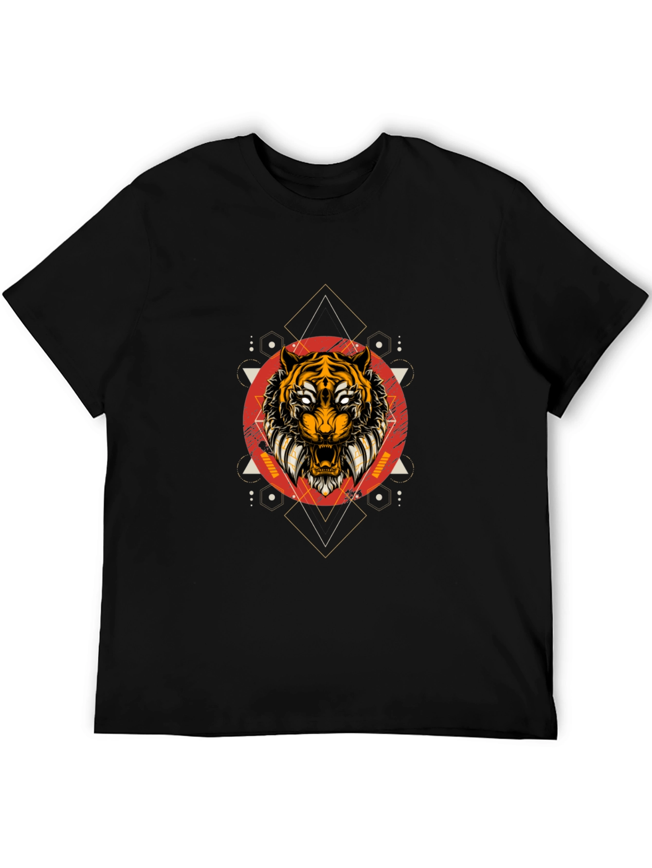 Tiger Graphic Black T-Shirt