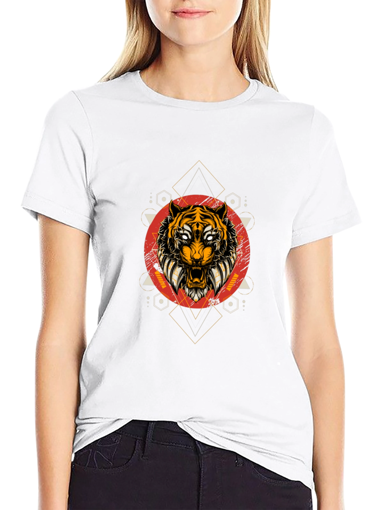 Tiger Graphic Black T-Shirt