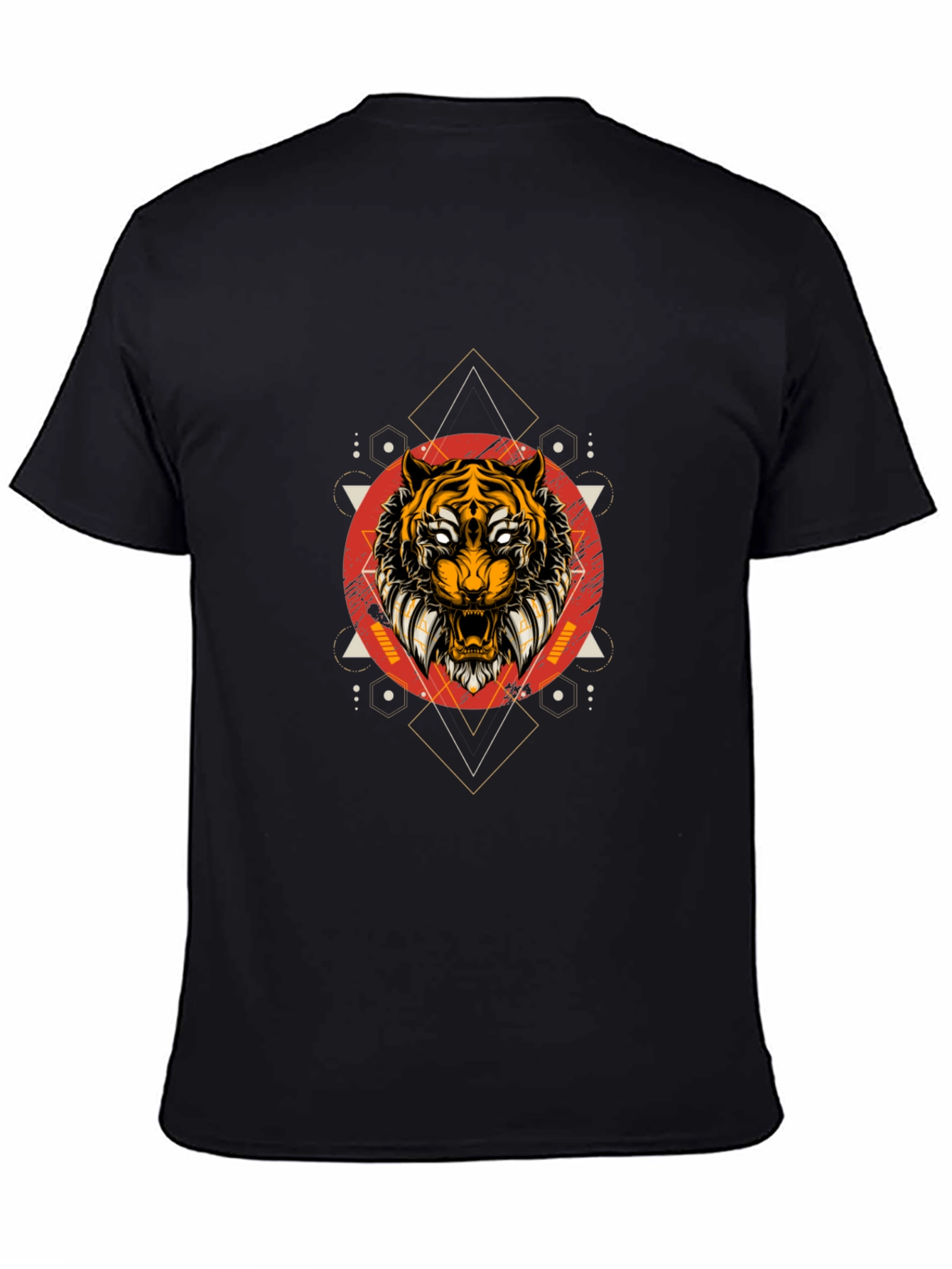 Tiger Graphic Black T-Shirt