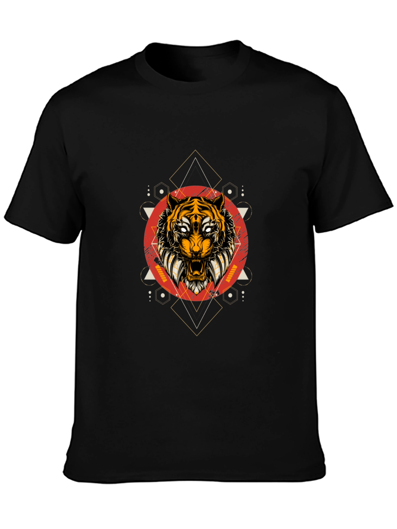 Tiger Graphic Black T-Shirt