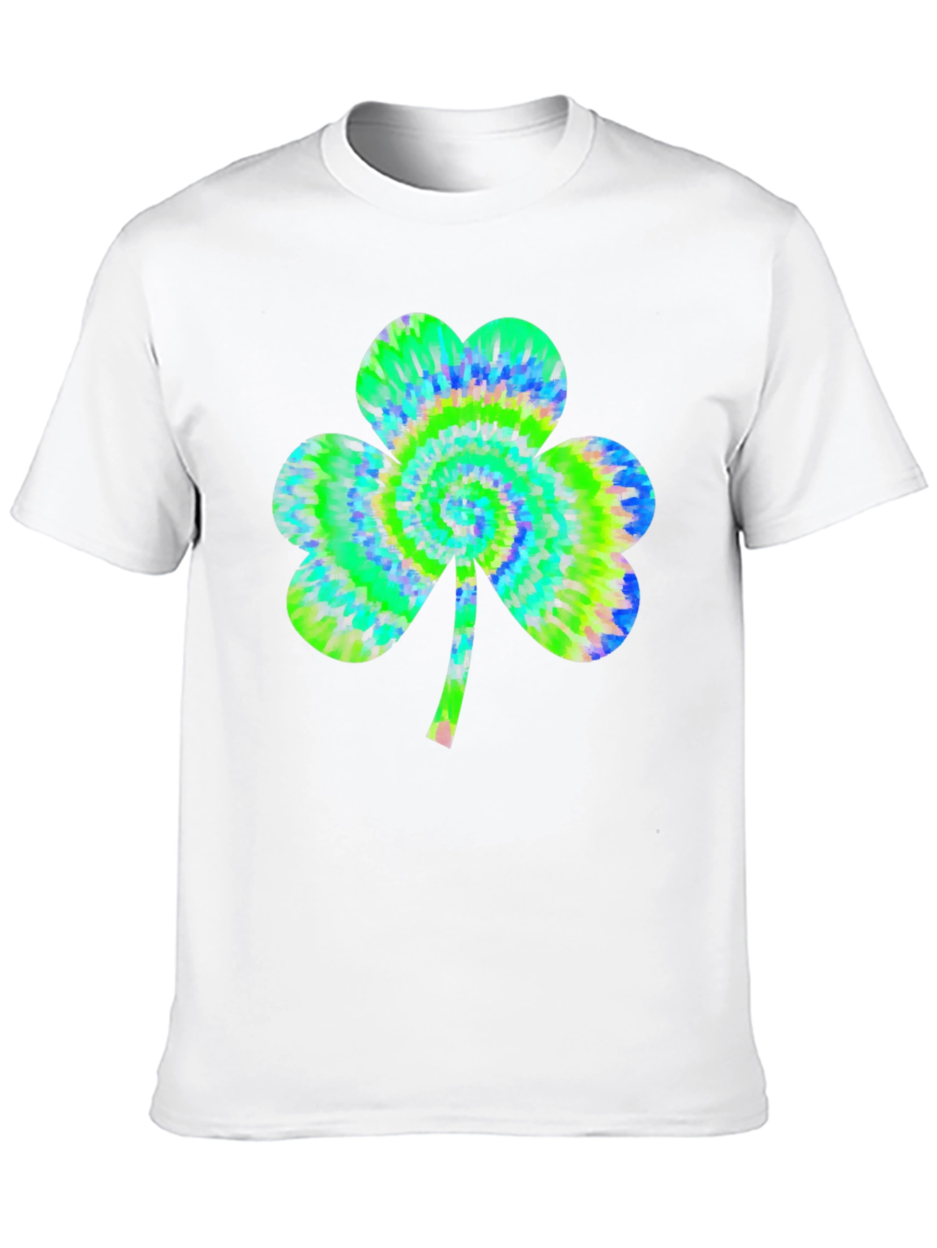 Tie-Dye Shamrock Graphic Tee