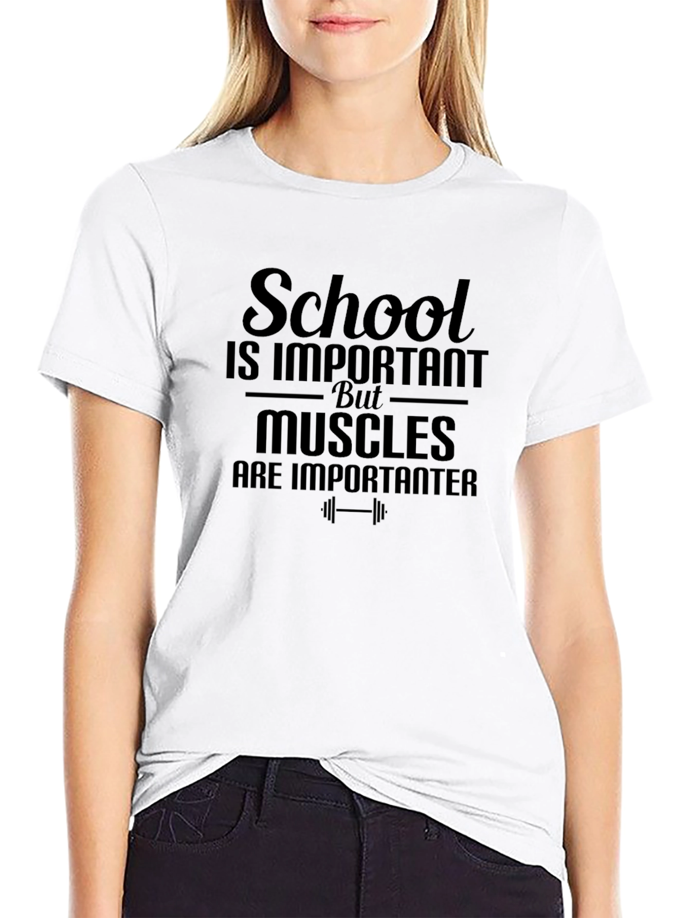 School Important Muscles Importanter Gym T-Shirt