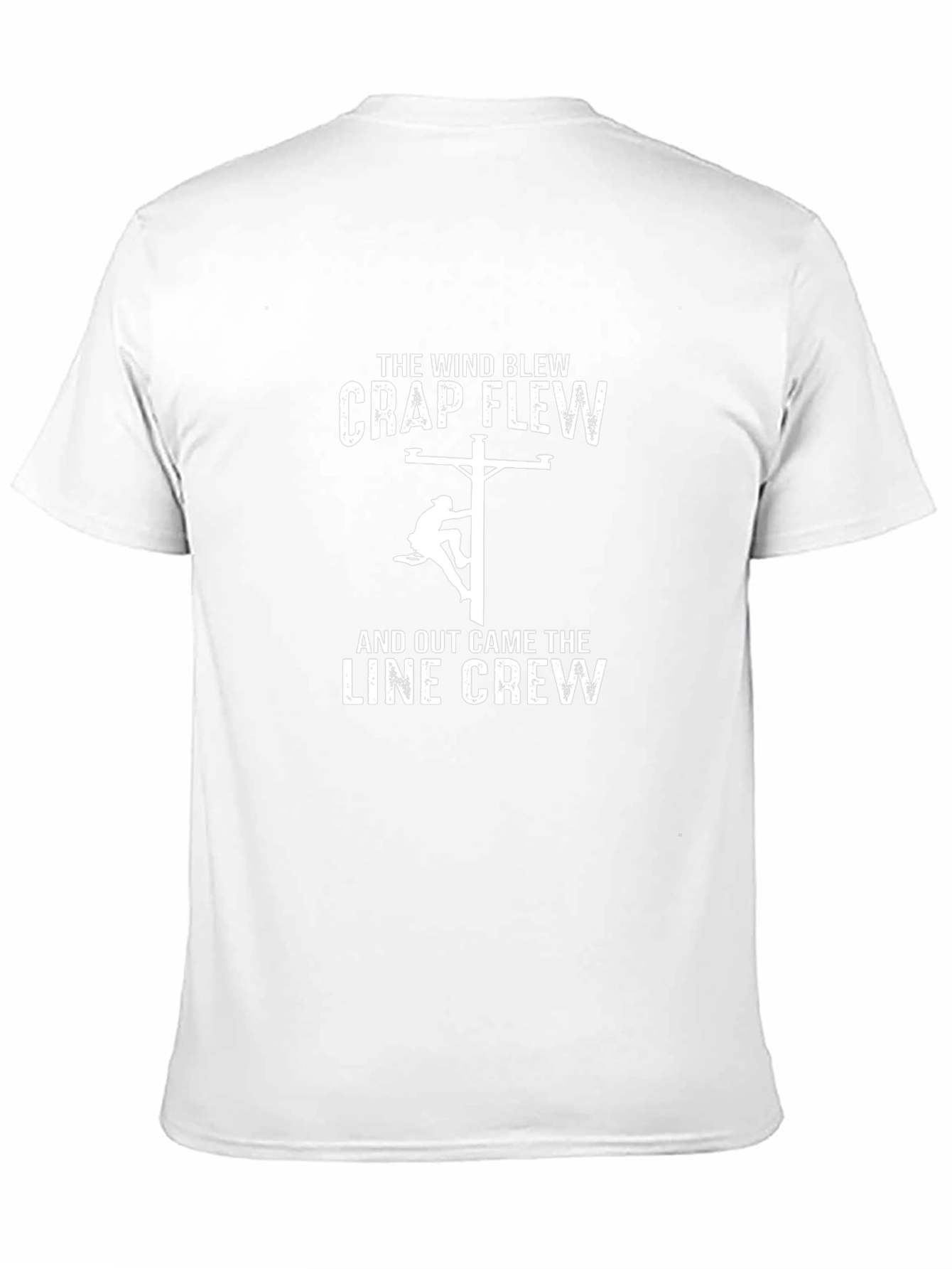 Line Crew T-Shirt - Wind Blew Crap Flew