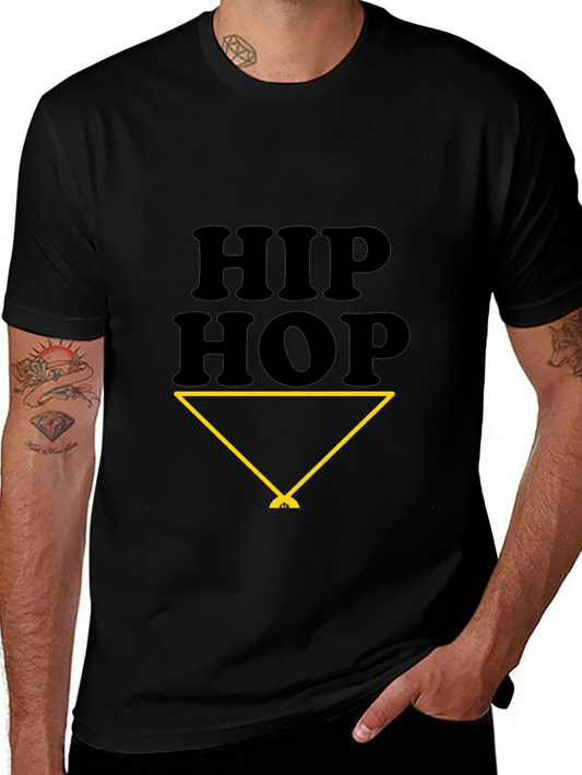 Hip Hop Graphic Black T-Shirt