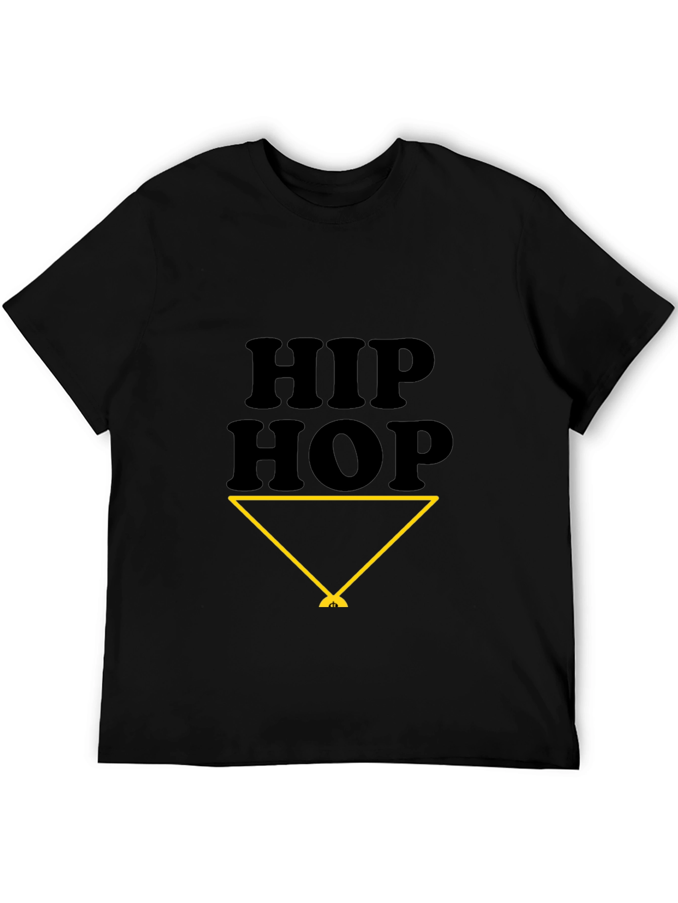 Hip Hop Graphic Black T-Shirt
