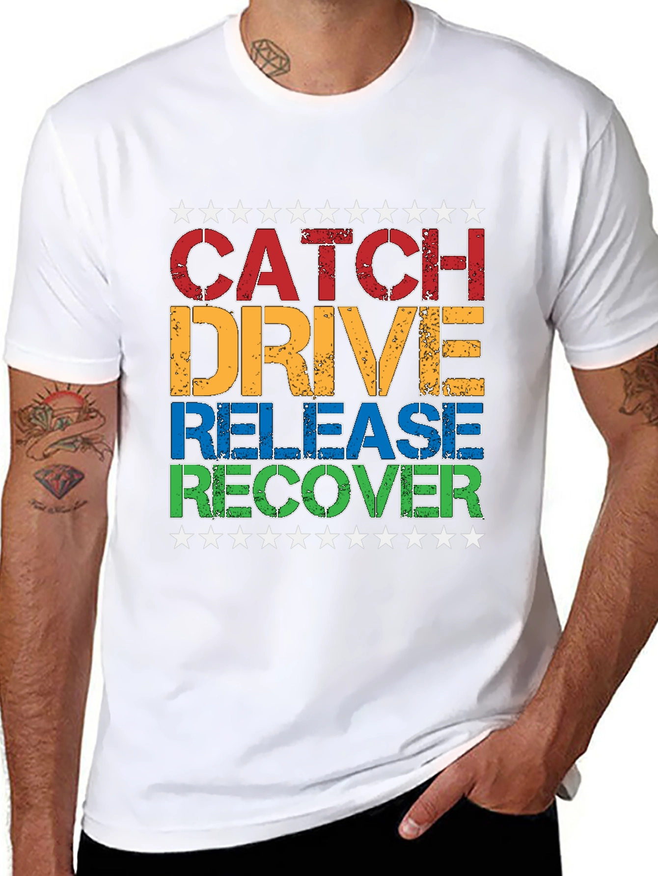 Catch Drive Release Recover T-Shirt