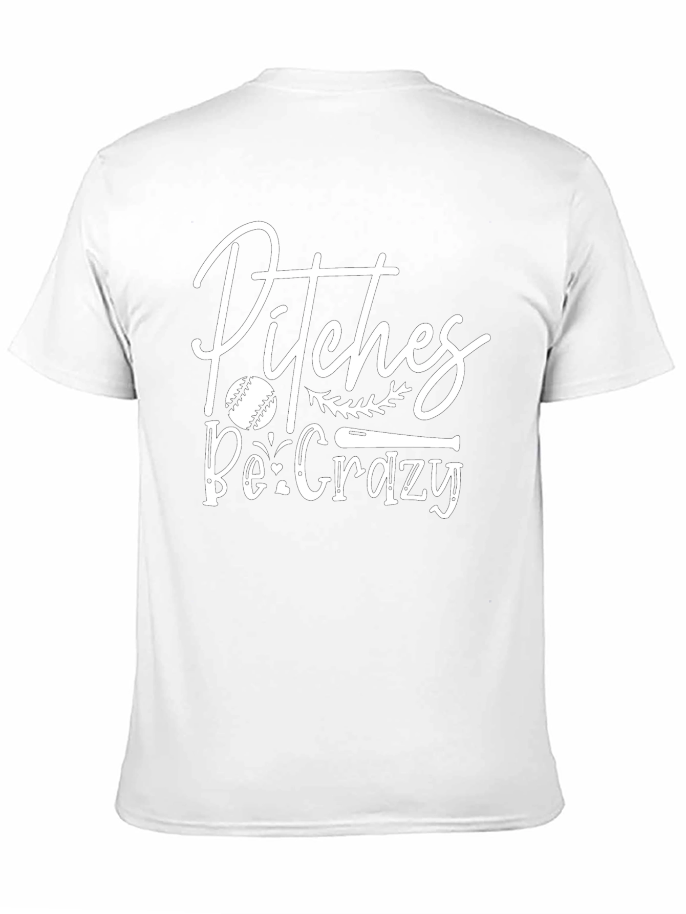 Crazy Pitches Baseball T-Shirt