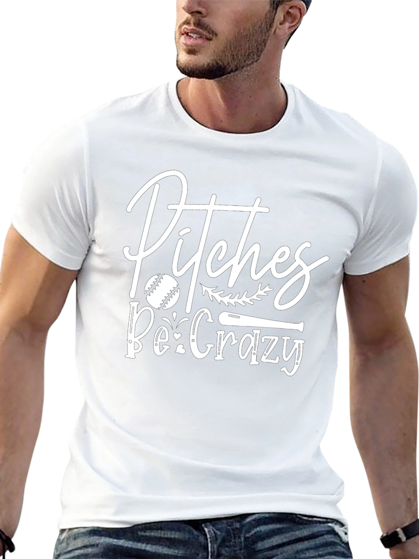 Crazy Pitches Baseball T-Shirt