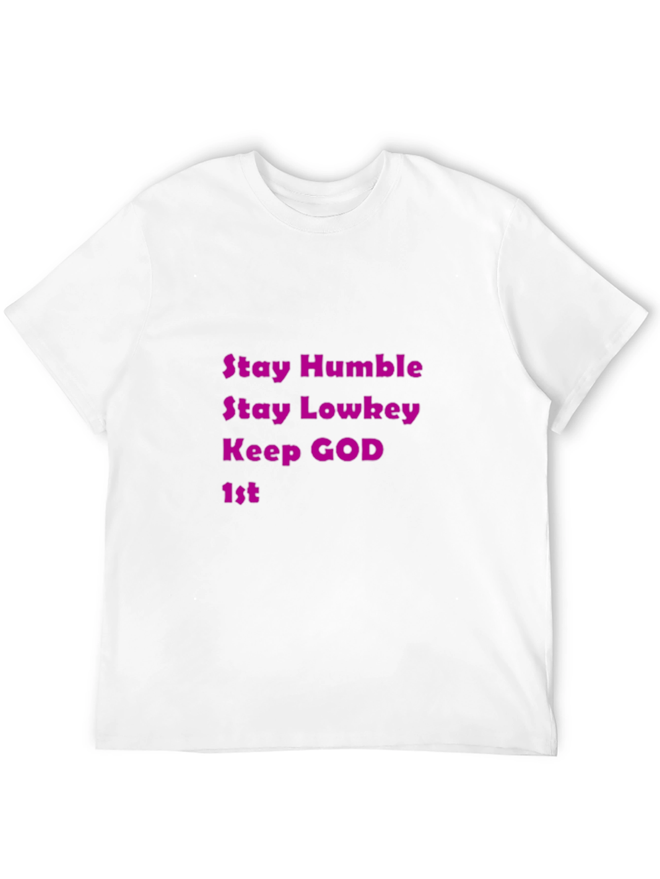 Stay Humble Graphic Tee - Black Casual T-Shirt