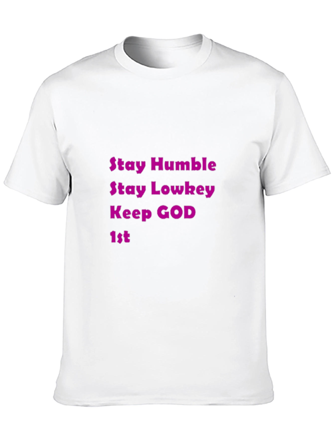 Stay Humble Graphic Tee - Black Casual T-Shirt