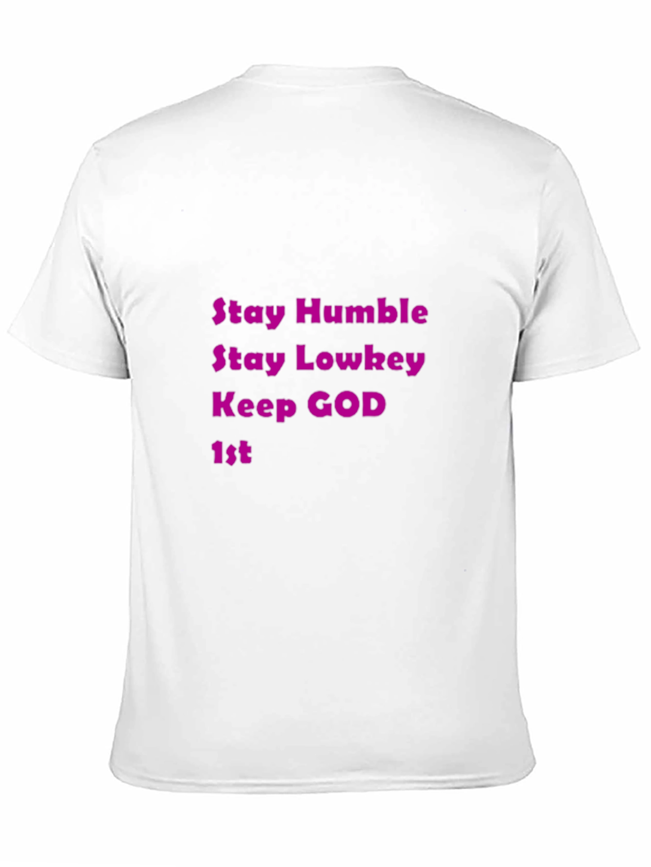 Stay Humble Graphic Tee - Black Casual T-Shirt