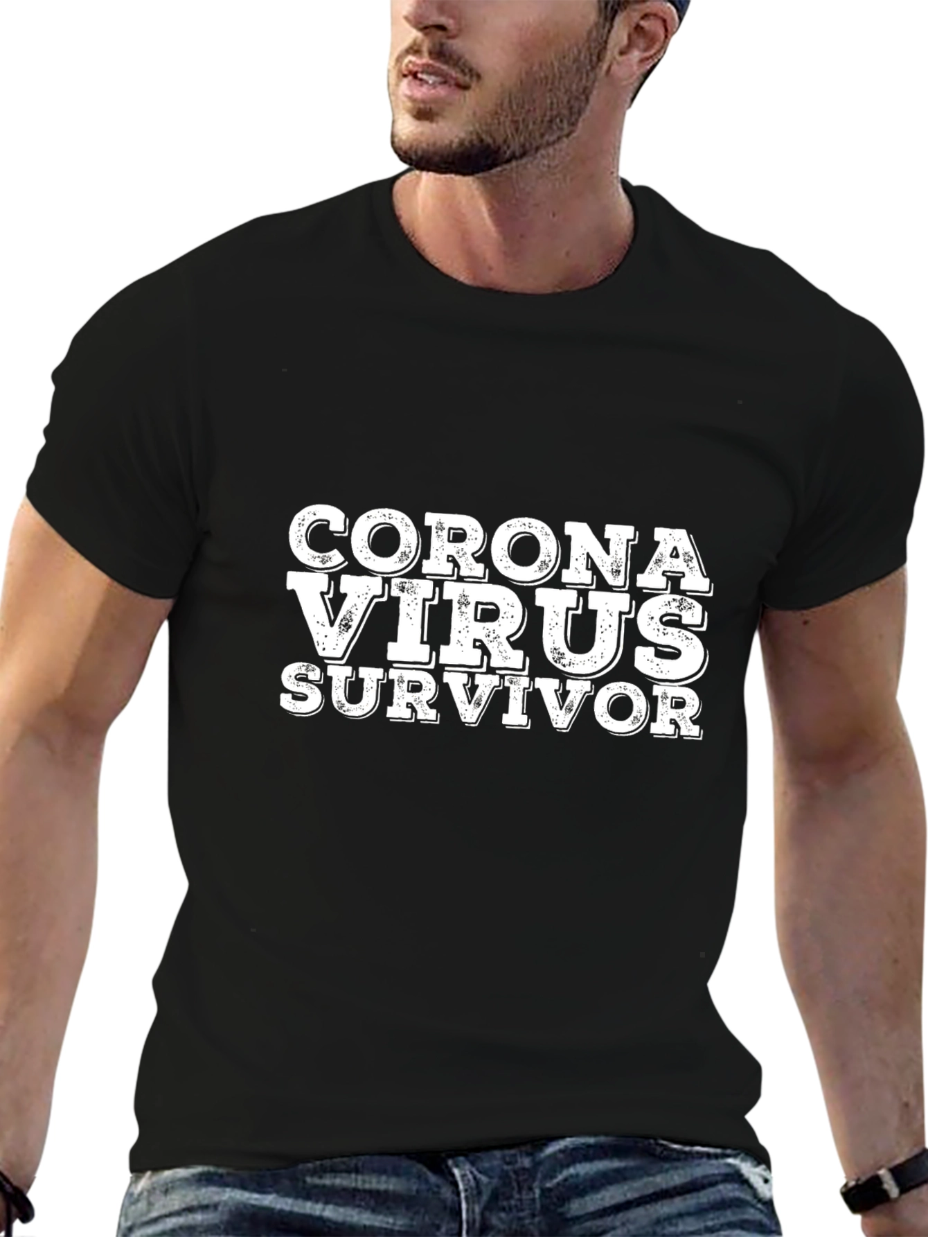 Corona Virus Survivor Graphic T-Shirt