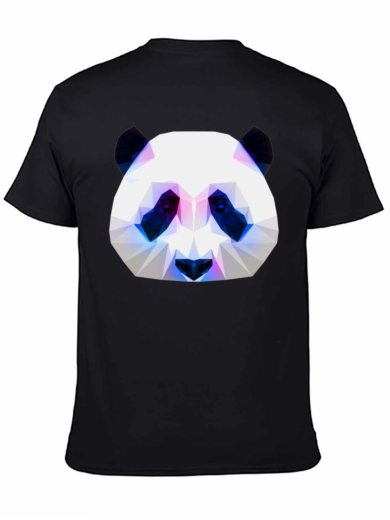 Geometric Panda T-Shirt - Modern Graphic Tee