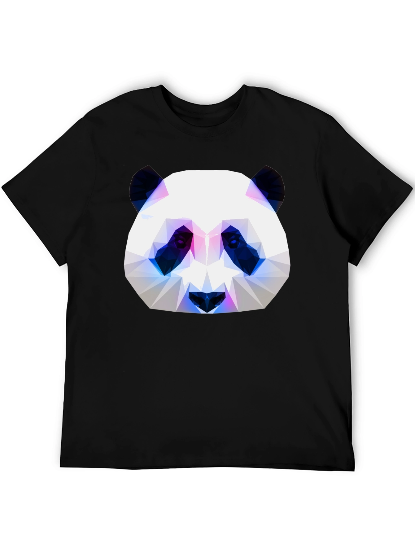 Geometric Panda T-Shirt - Modern Graphic Tee