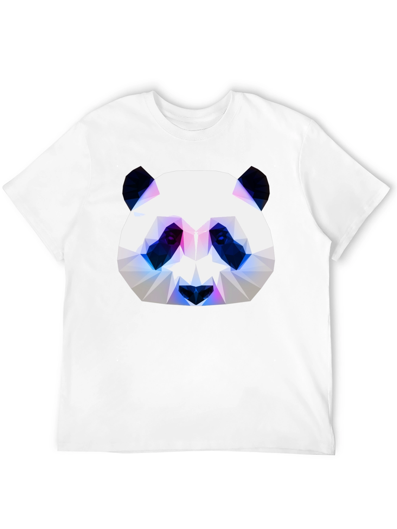 Geometric Panda T-Shirt - Modern Graphic Tee