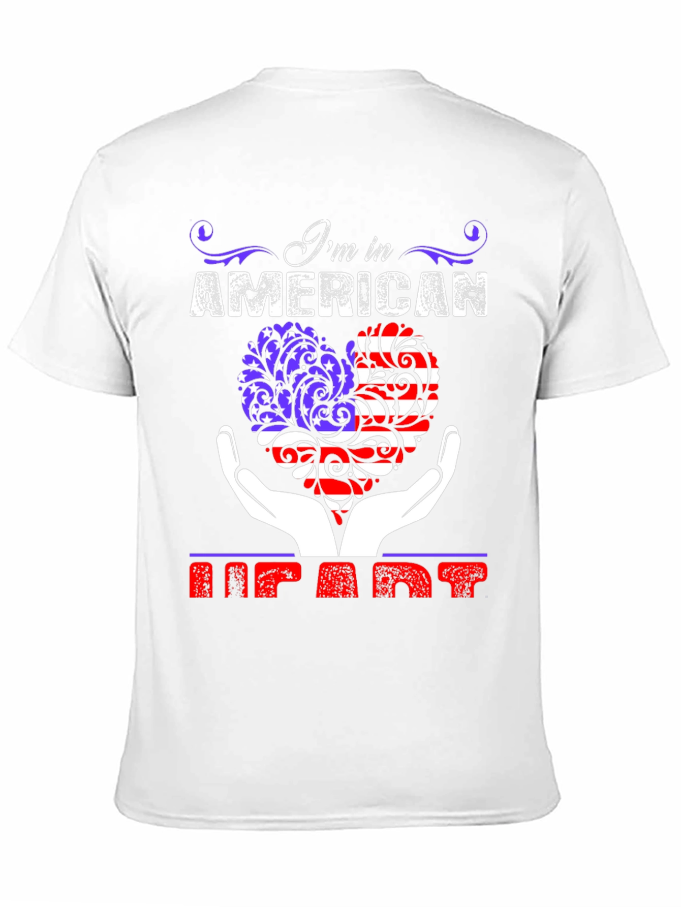 American Heart Patriotic Graphic T-Shirt