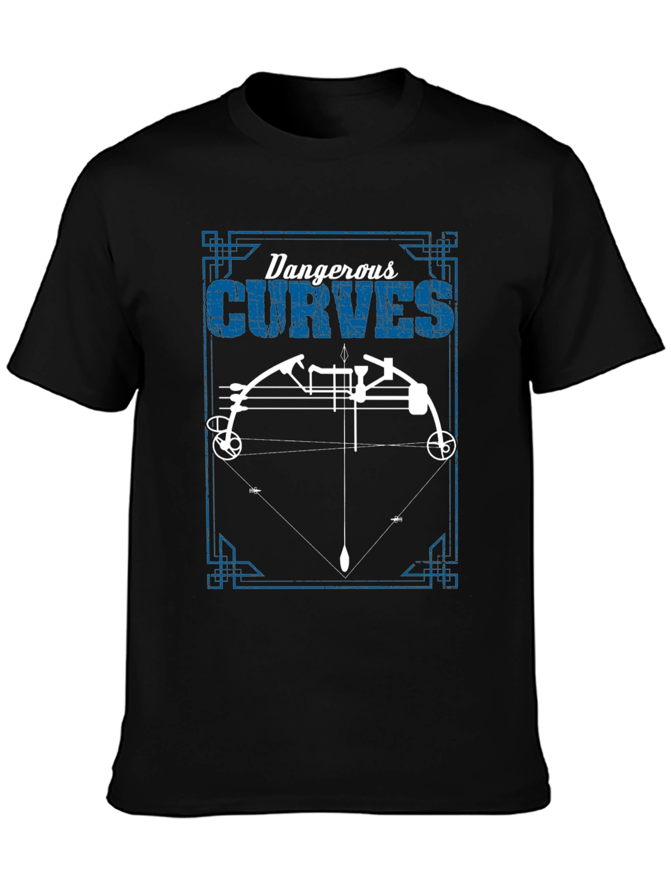 Dangerous Curves Archery T-Shirt - Black