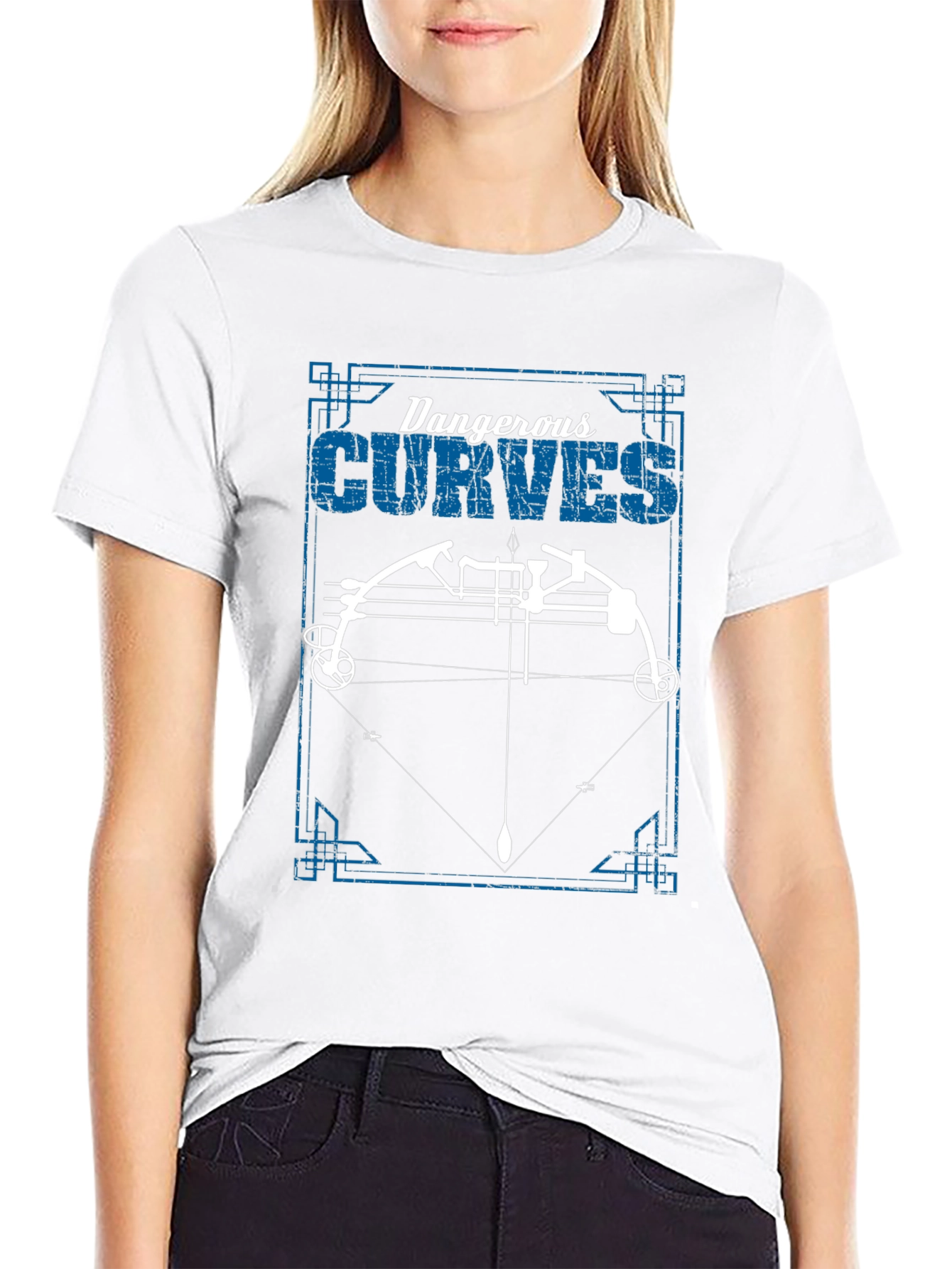 Dangerous Curves Archery T-Shirt - Black