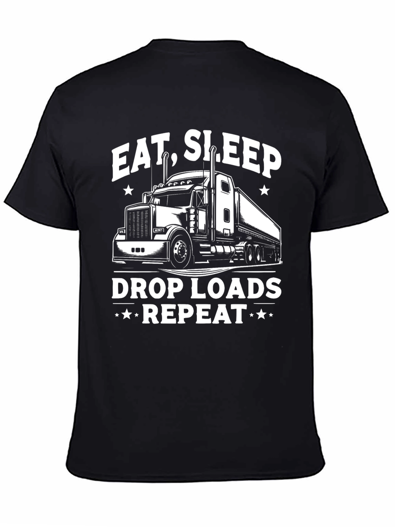 Eat Sleep Drop Loads Repeat Trucker T-Shirt