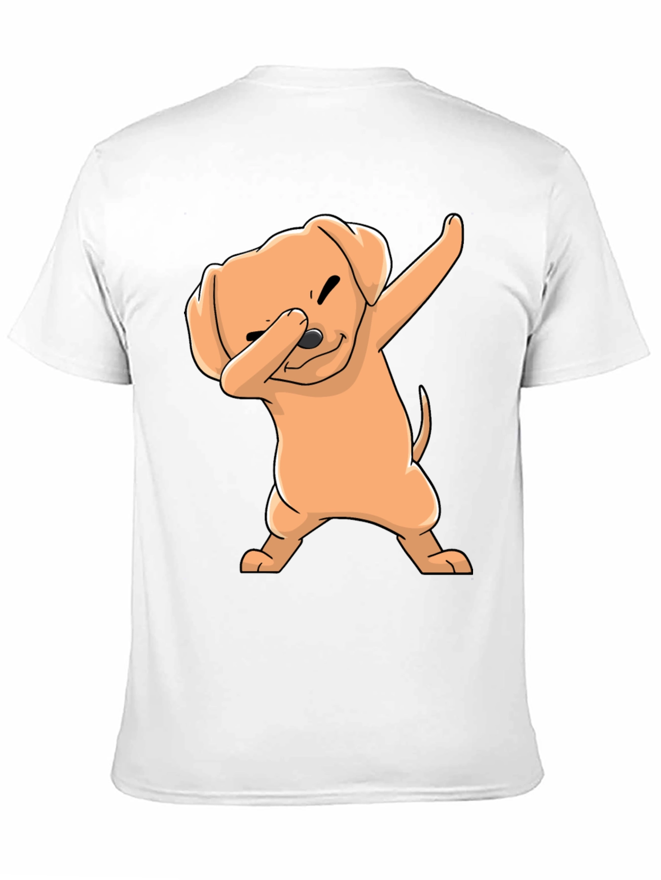 Dabbing Dog Black T-Shirt