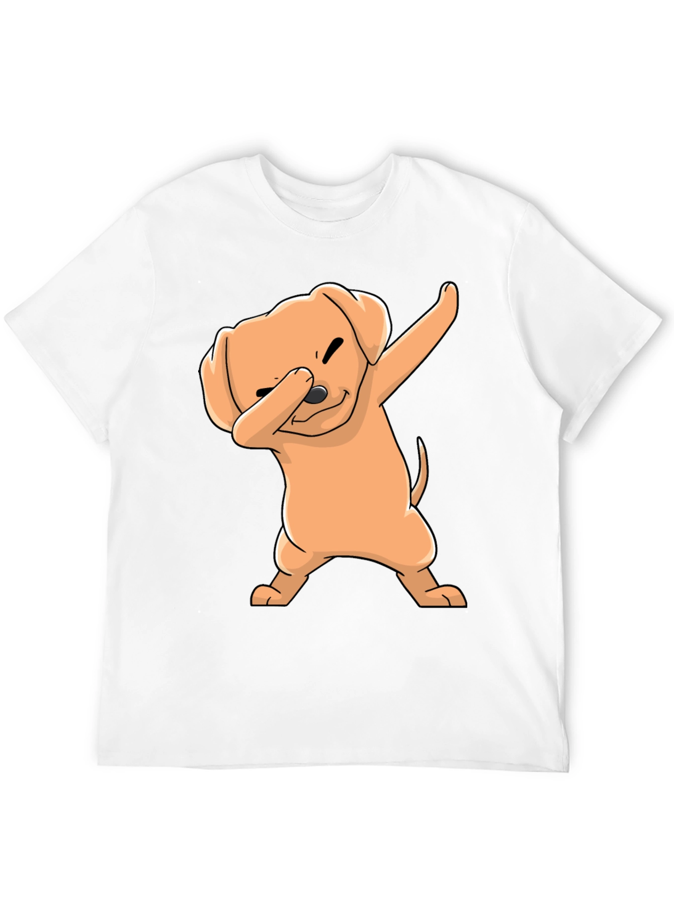Dabbing Dog Black T-Shirt