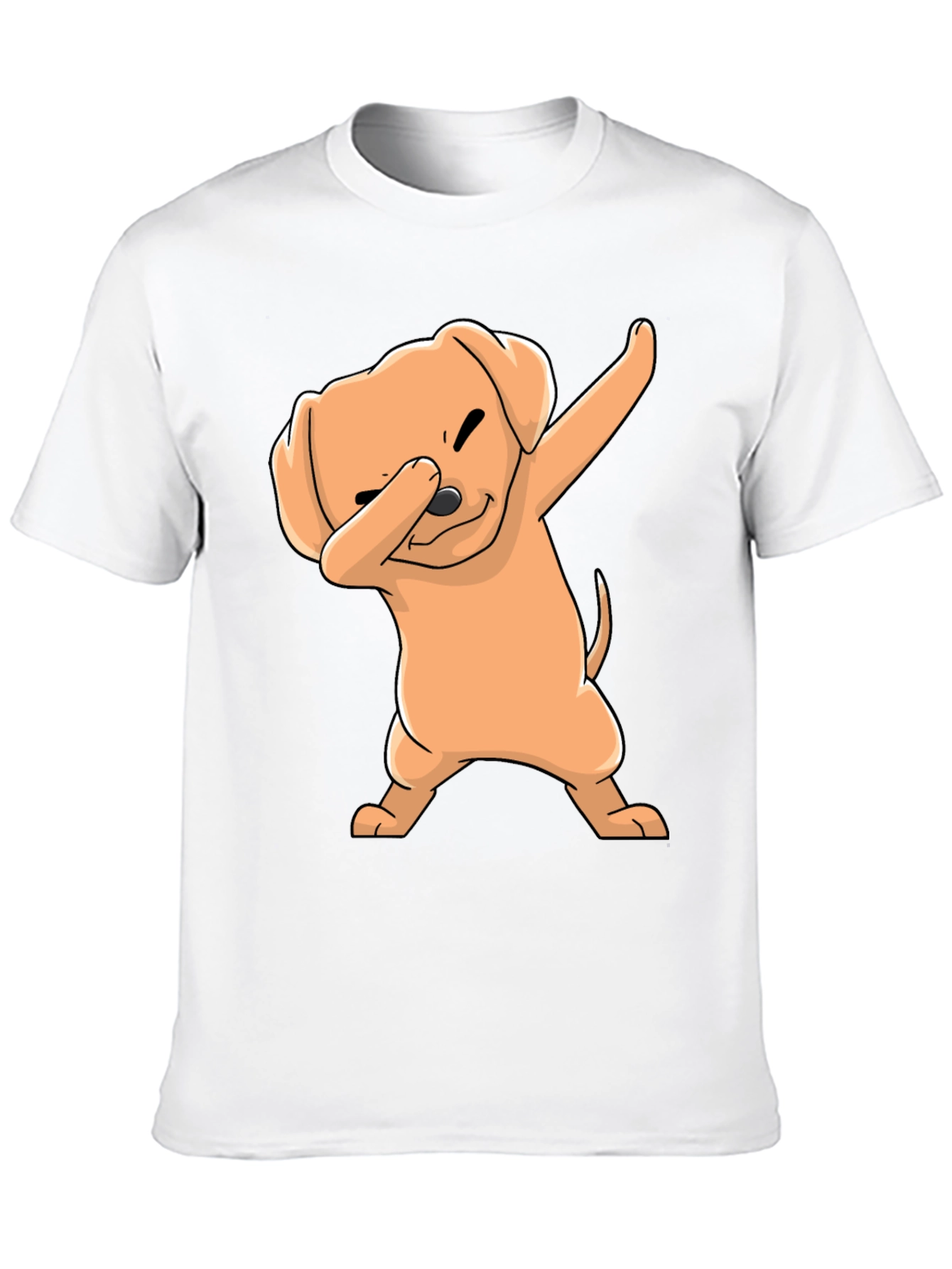 Dabbing Dog Black T-Shirt