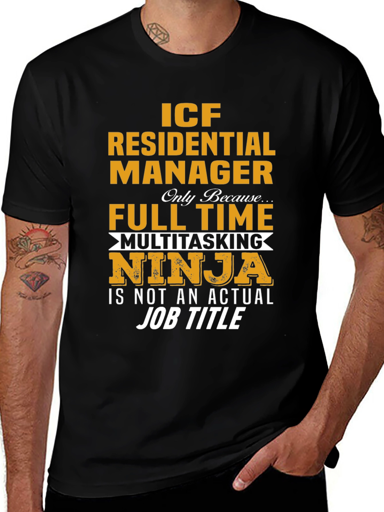 ICF Residential Manager Multitasking Ninja T-Shirt