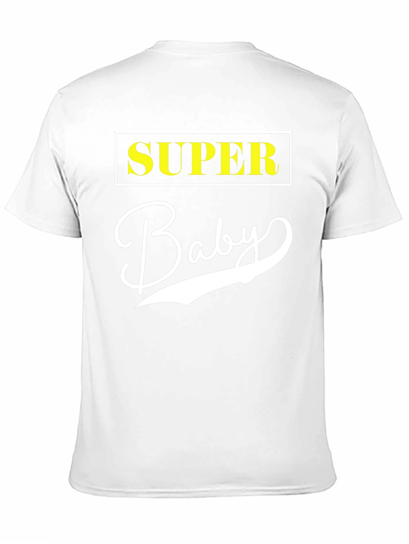 Super Baby Black Cotton Graphic Tee
