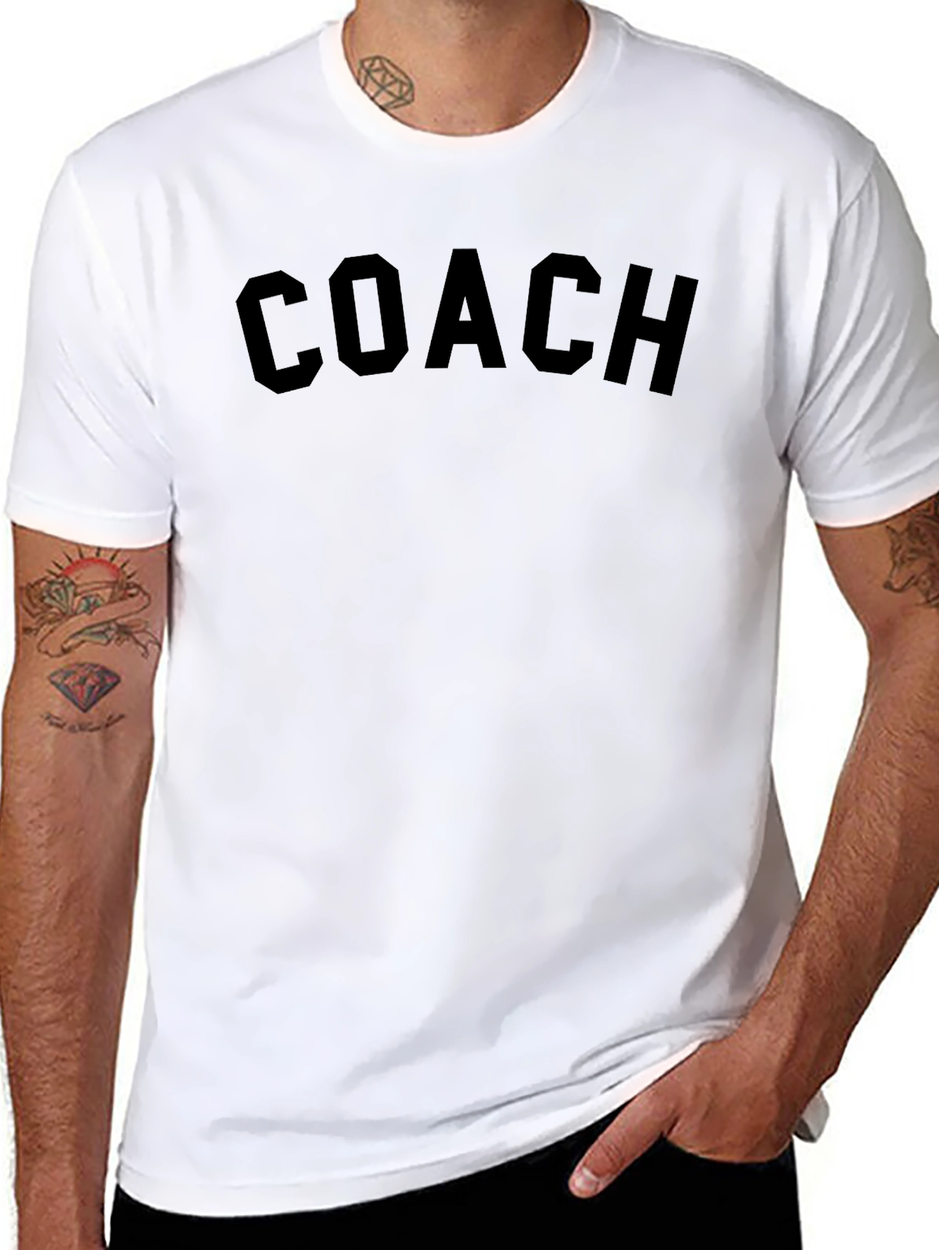 Mens Black Coach T-Shirt