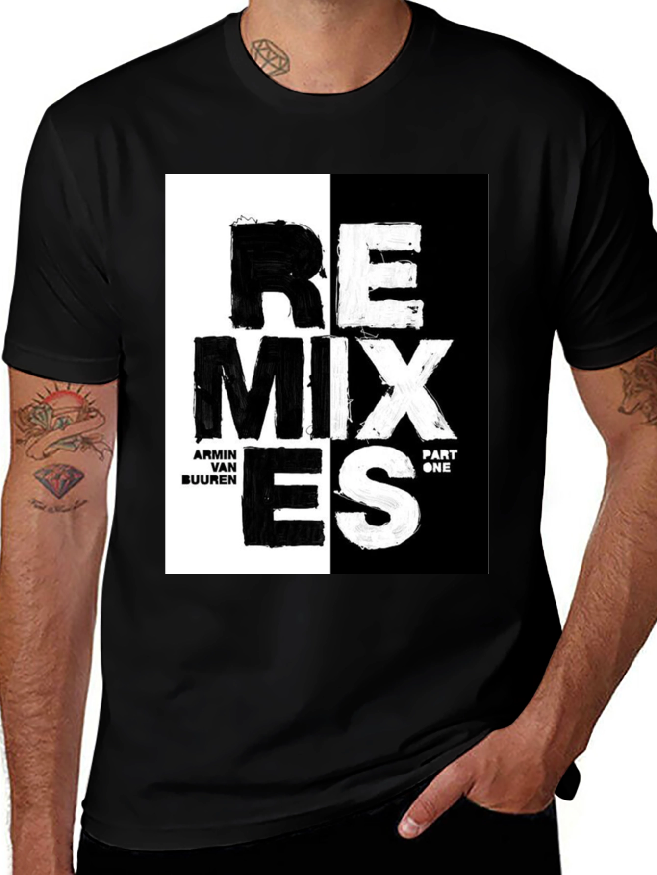 Armin Van Buuren Remixes T-Shirt - Black