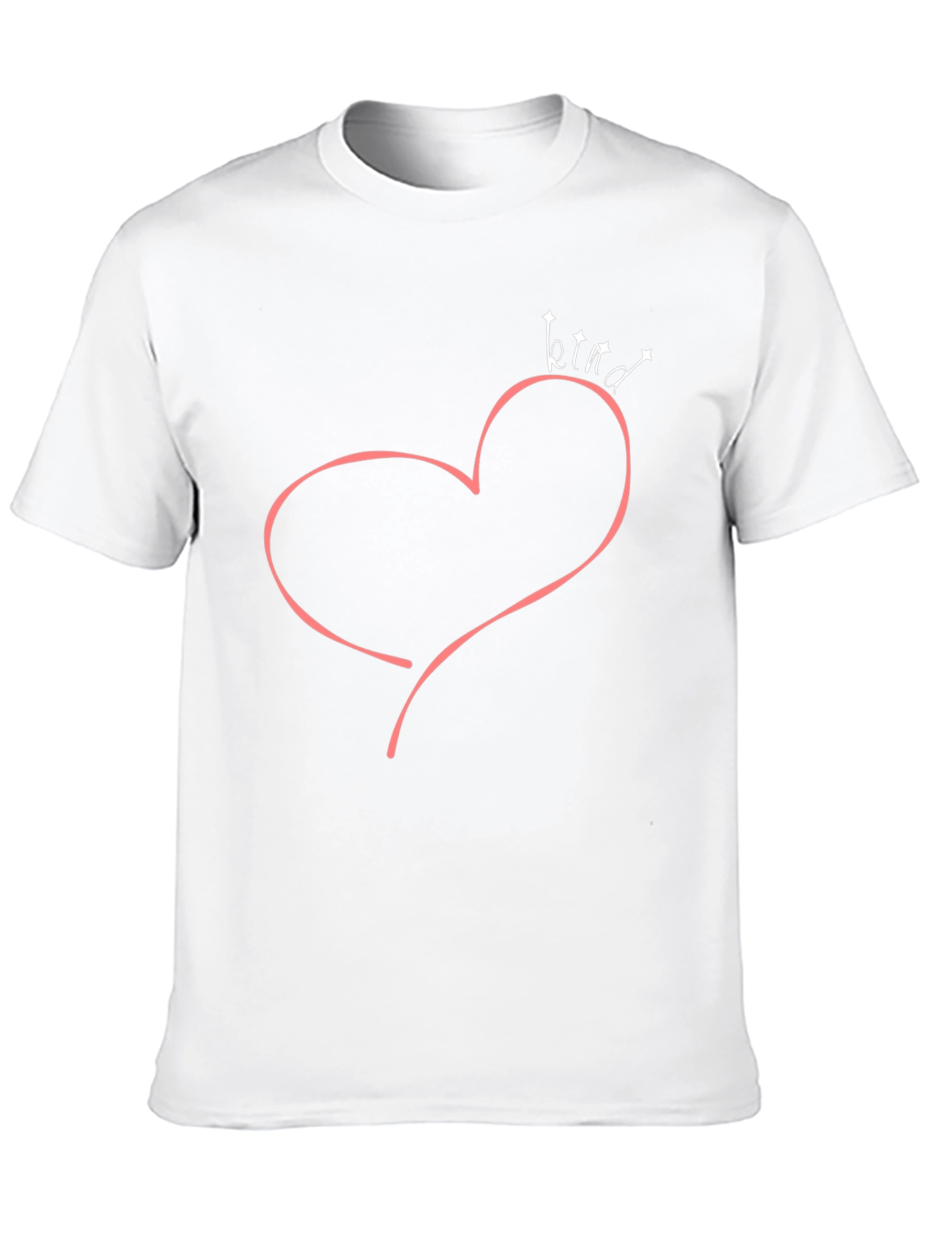Kind Heart Graphic Tee - Unisex Black T-Shirt